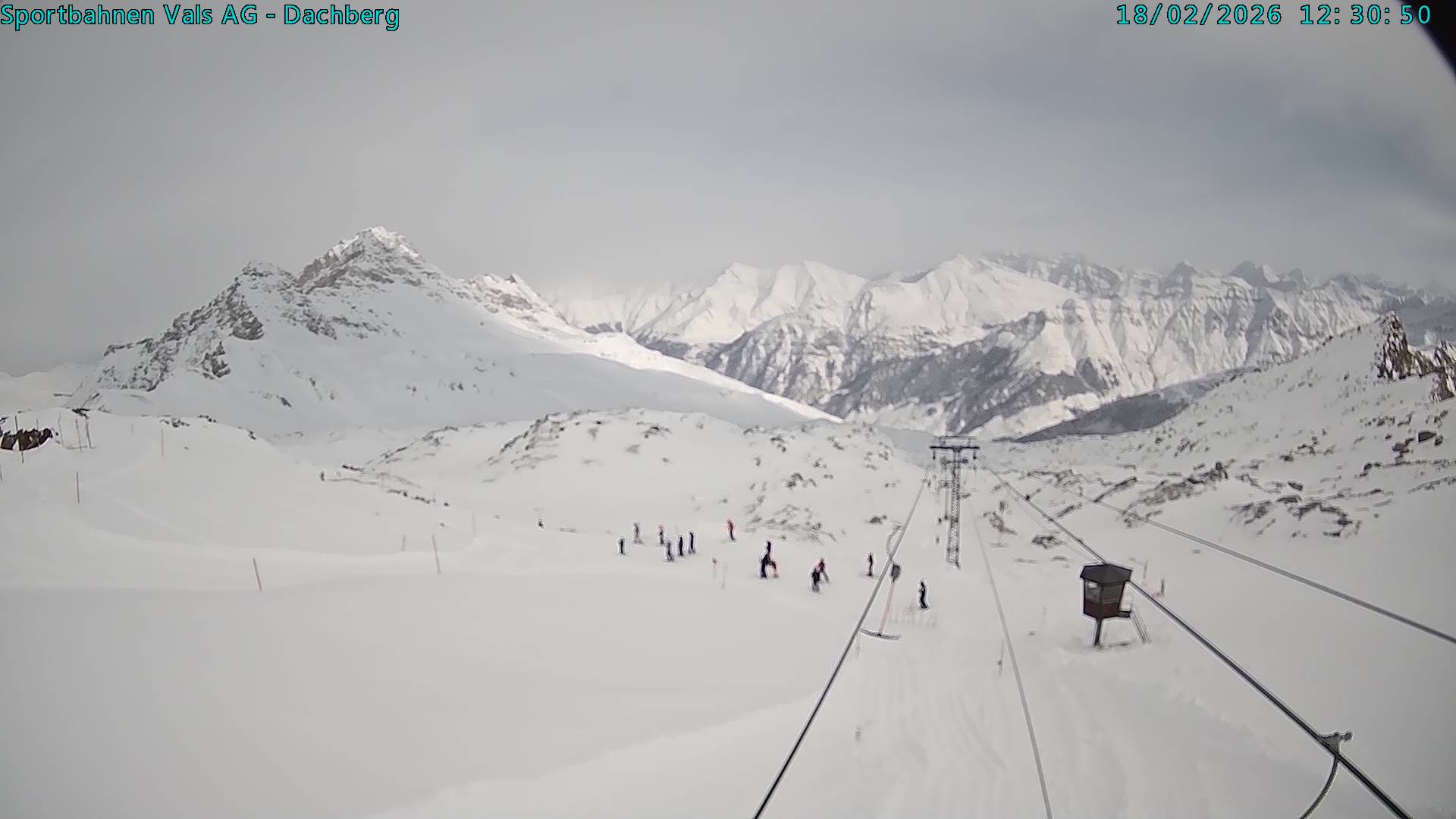 Archiv Foto Webcam Vals 3000: Dachberg