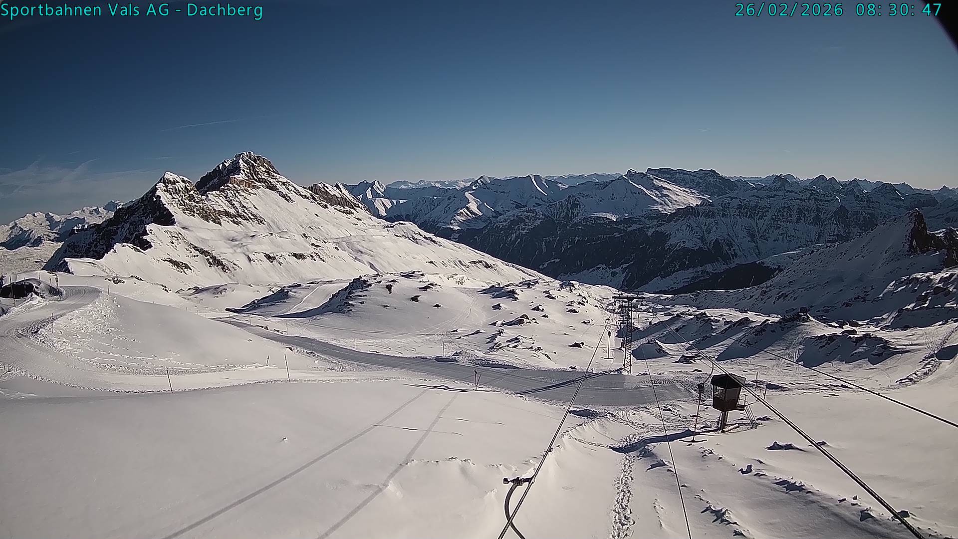 Archived image Webcam Vals 3000: Dachberg