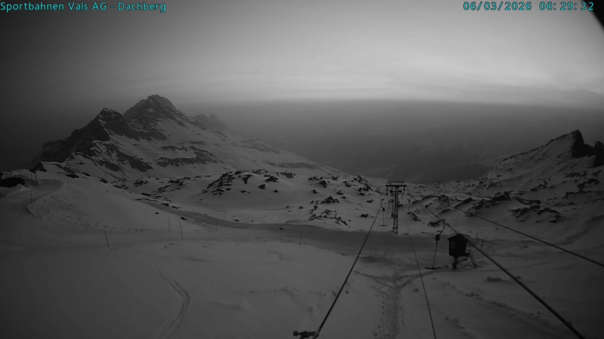 Archiv Foto Webcam Vals 3000: Dachberg