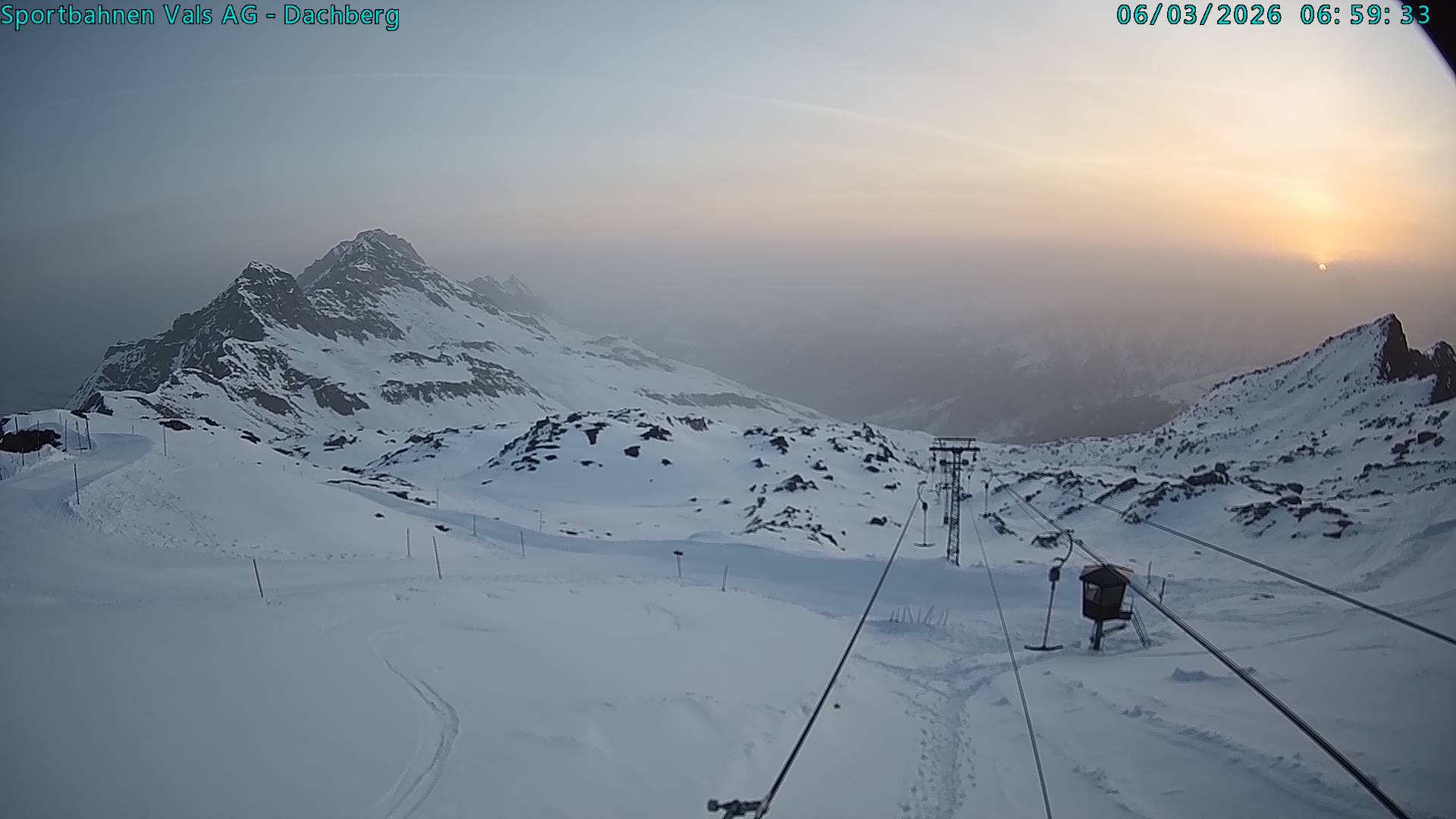 Archiv Foto Webcam Vals 3000: Dachberg