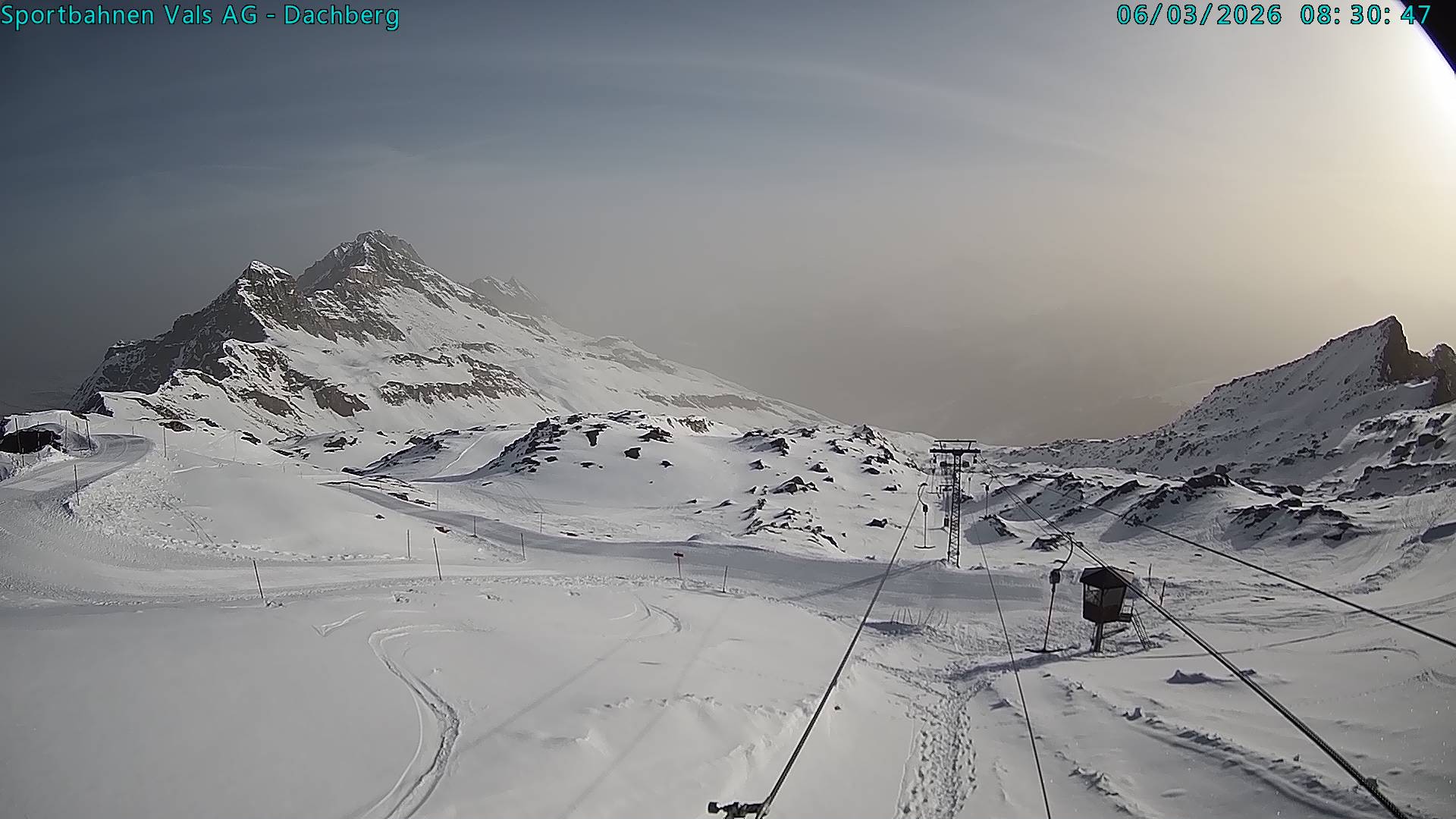 Archiv Foto Webcam Vals 3000: Dachberg