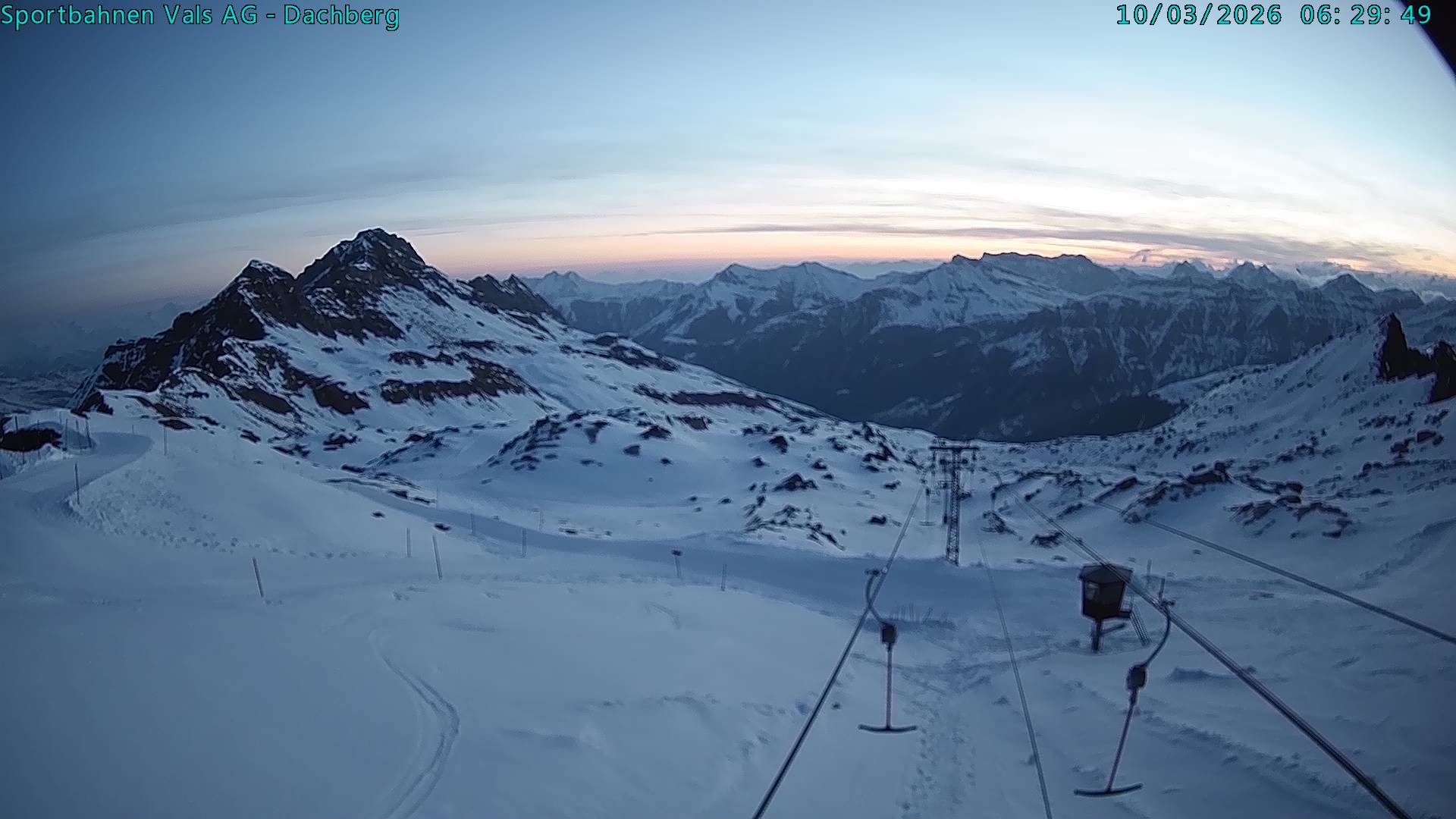 Archiv Foto Webcam Vals 3000: Dachberg