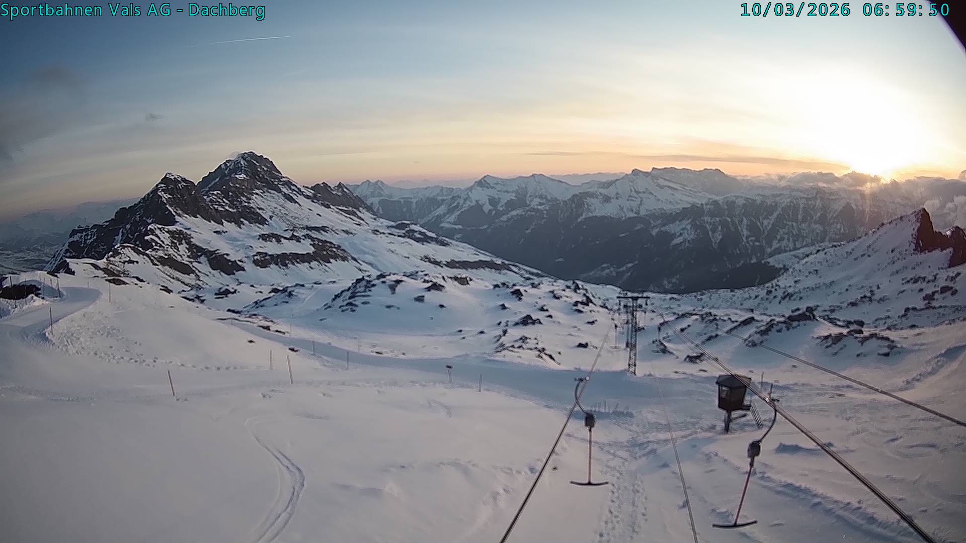 Archiv Foto Webcam Vals 3000: Dachberg