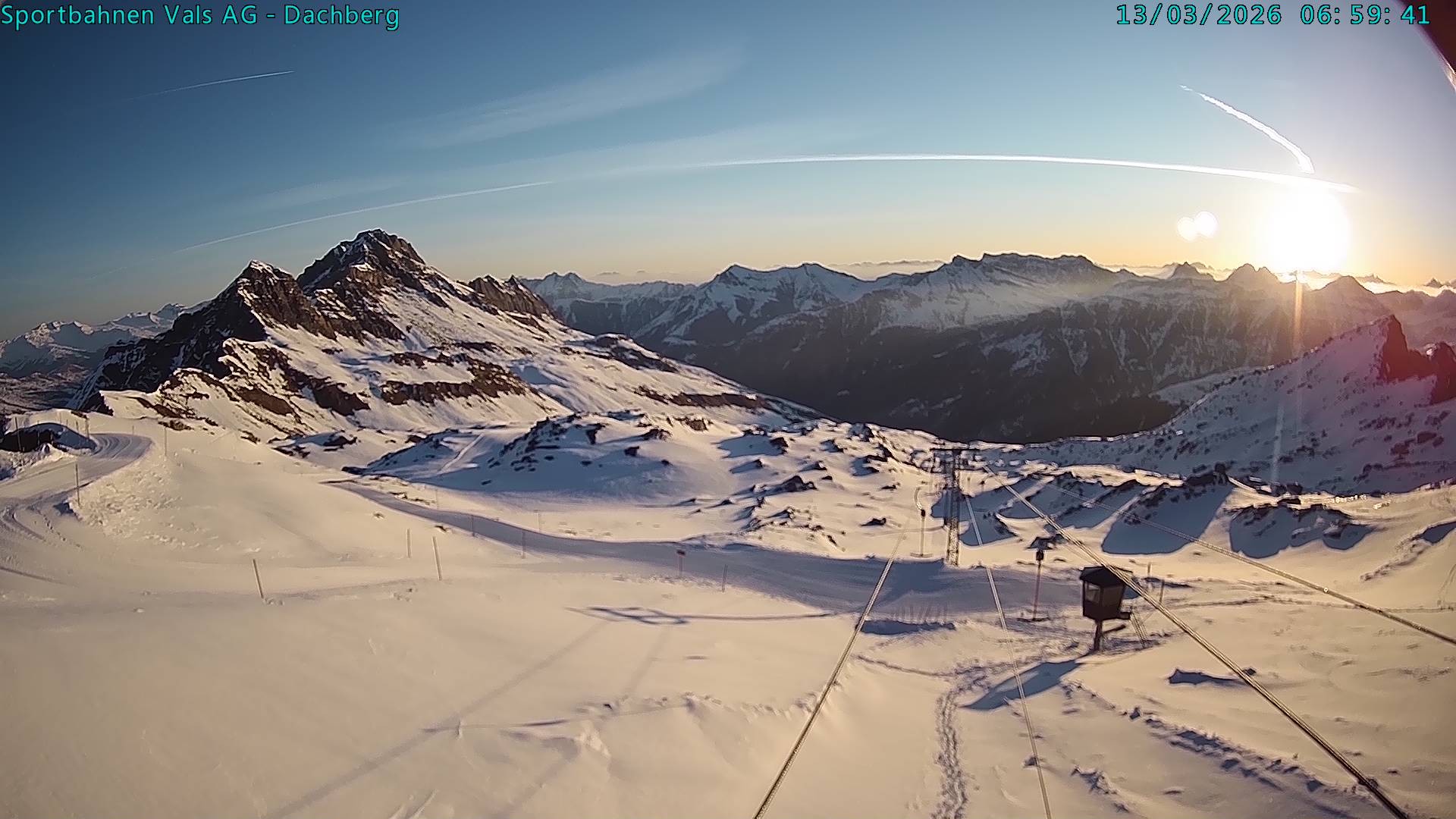 Archived image Webcam Vals 3000: Dachberg