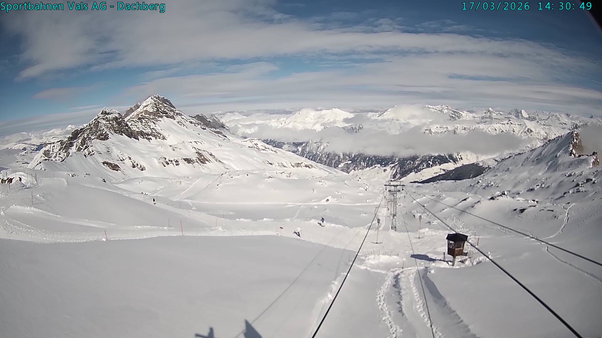 Archiv Foto Webcam Vals 3000: Dachberg