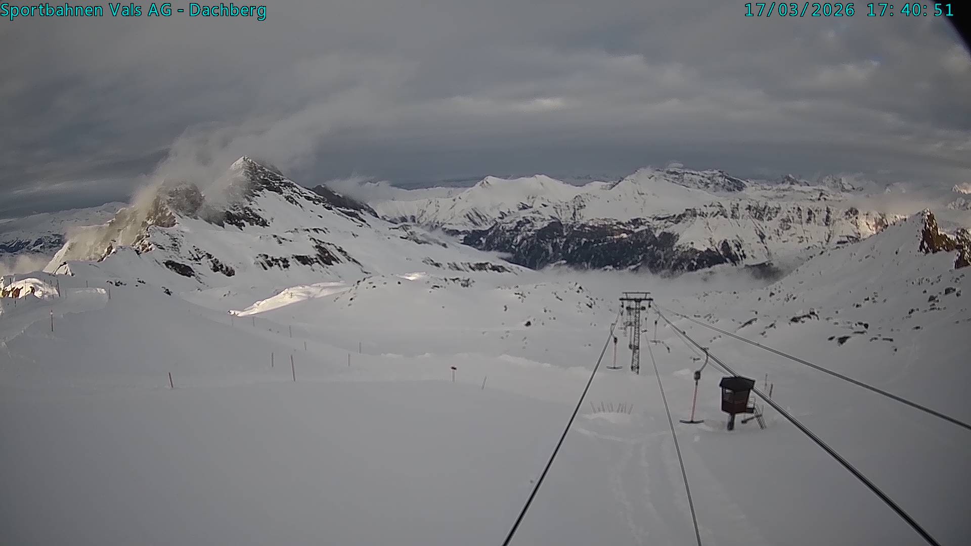Archiv Foto Webcam Vals 3000: Dachberg