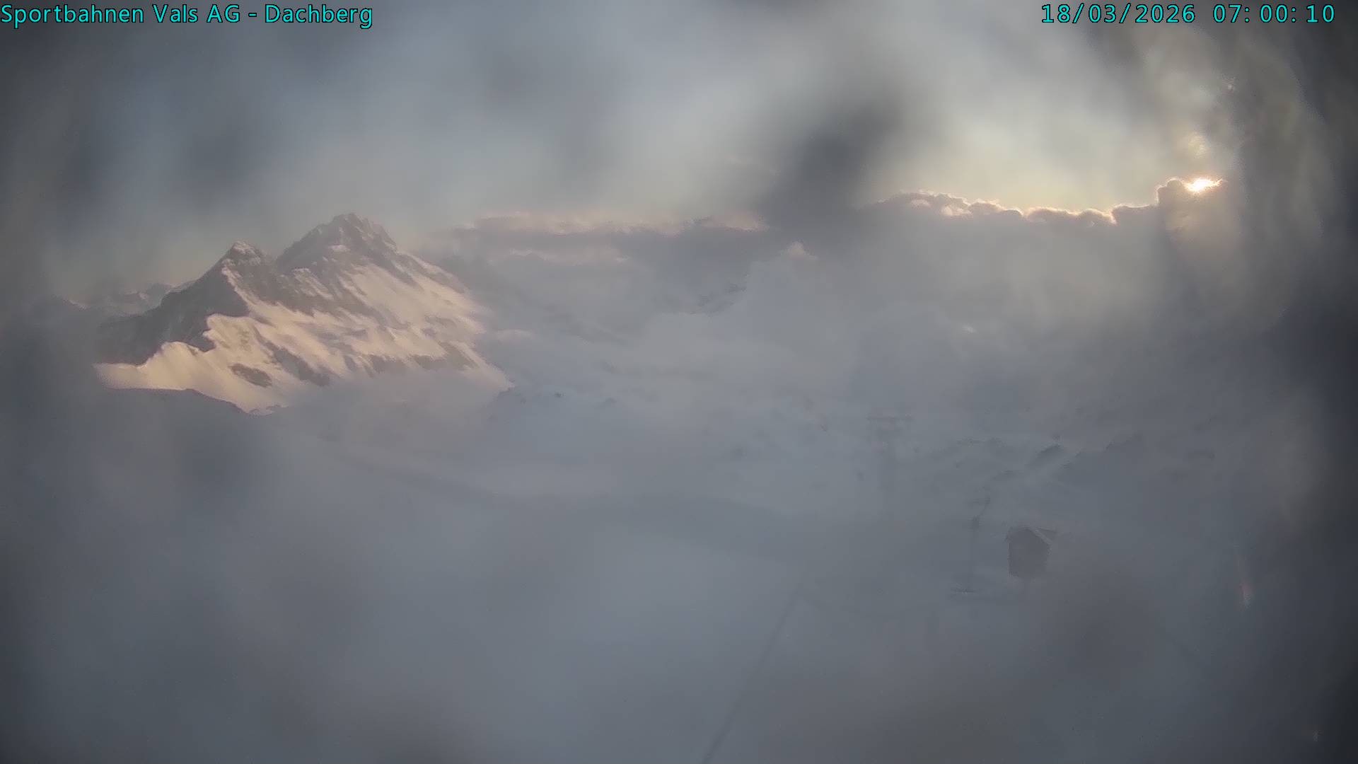 Archiv Foto Webcam Vals 3000: Dachberg