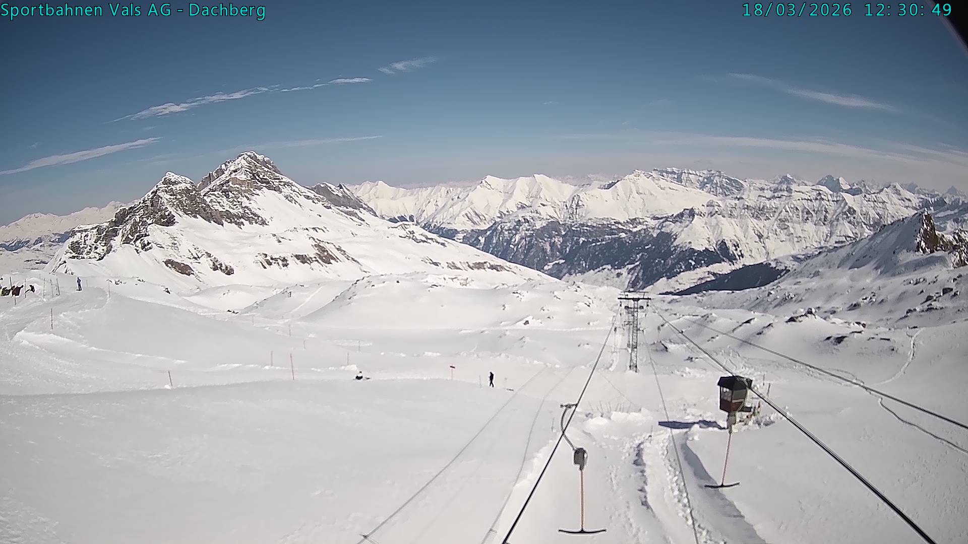 Archiv Foto Webcam Vals 3000: Dachberg