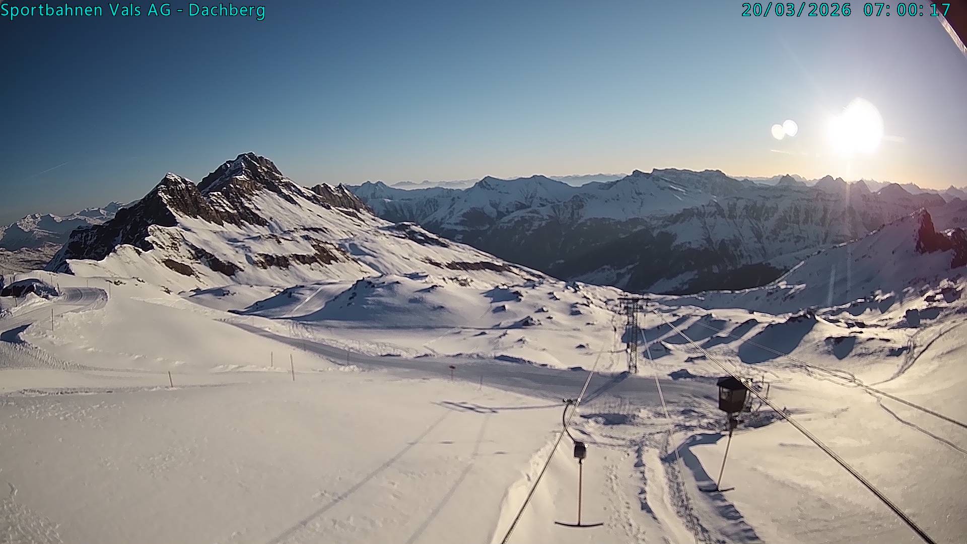 Archiv Foto Webcam Vals 3000: Dachberg