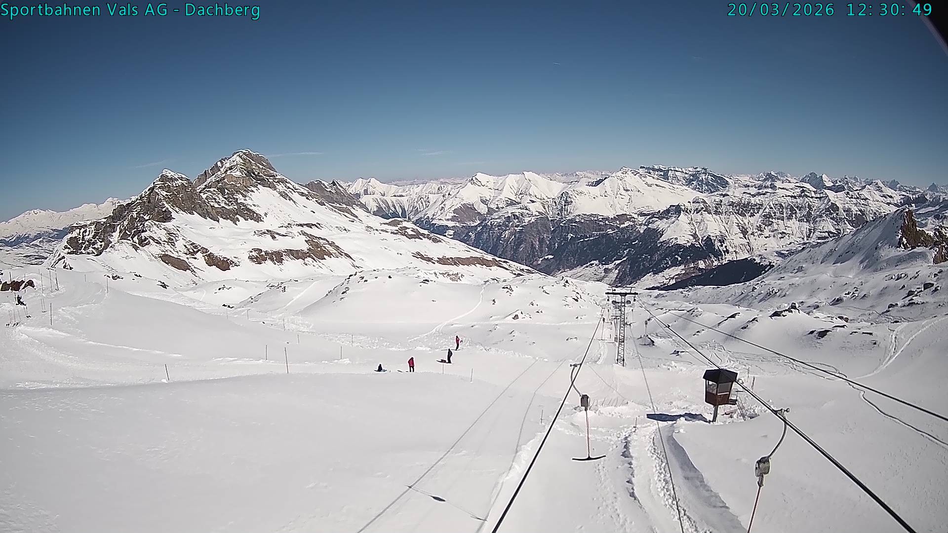 Archiv Foto Webcam Vals 3000: Dachberg