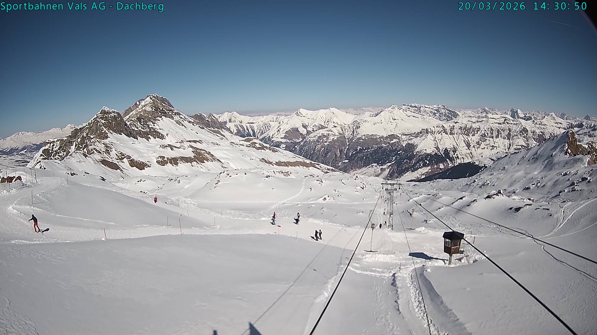 Archiv Foto Webcam Vals 3000: Dachberg