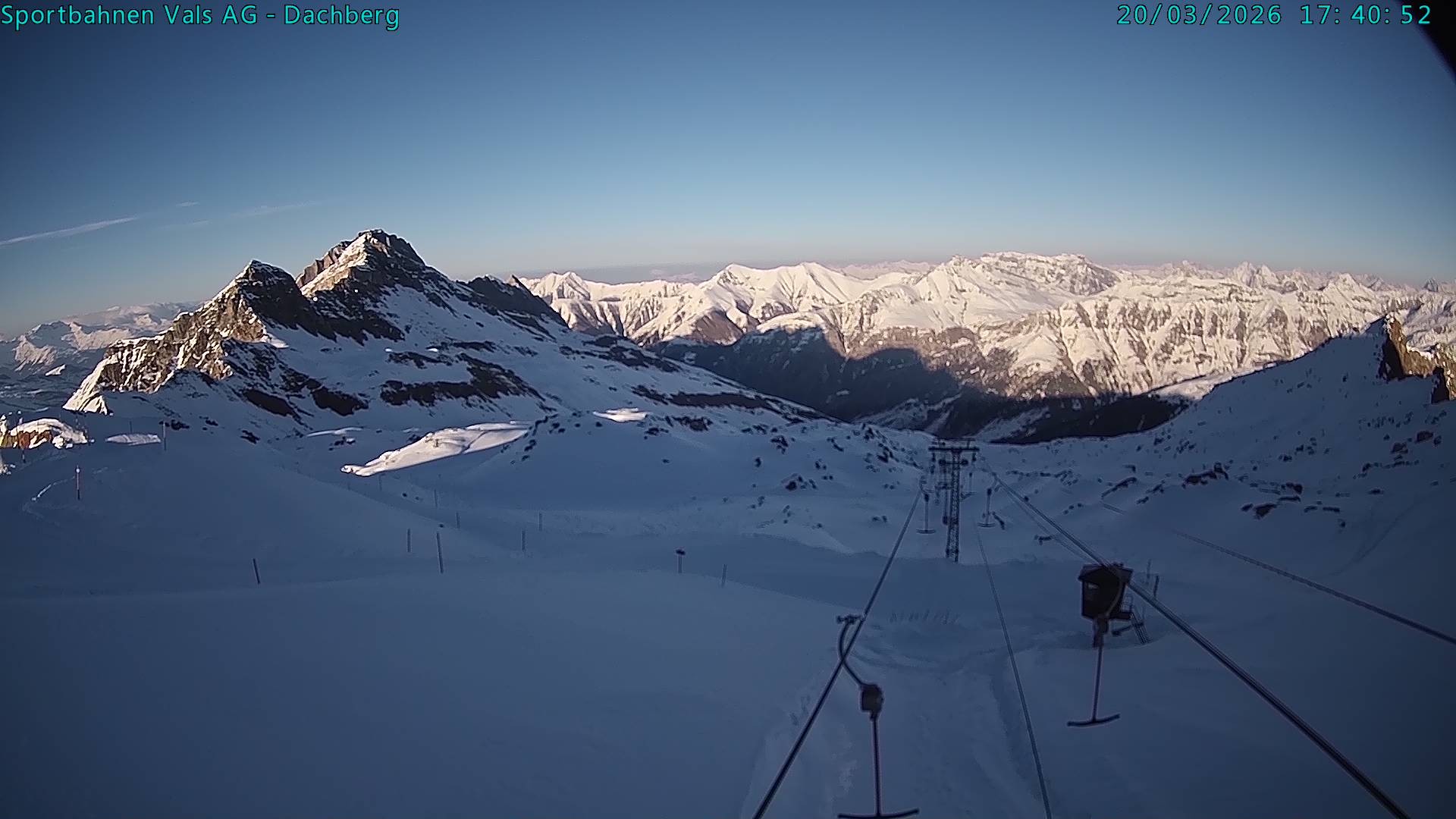 Archiv Foto Webcam Vals 3000: Dachberg