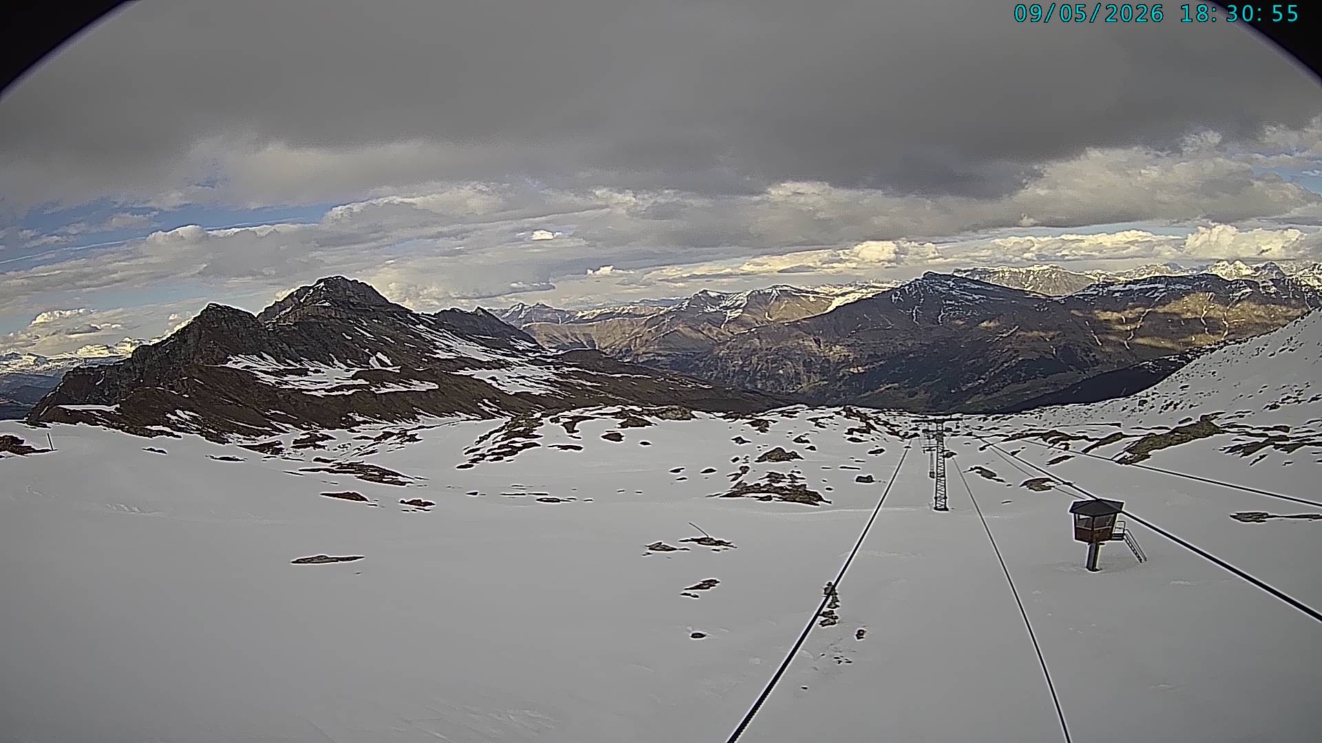 Archiv Foto Webcam Vals 3000: Dachberg