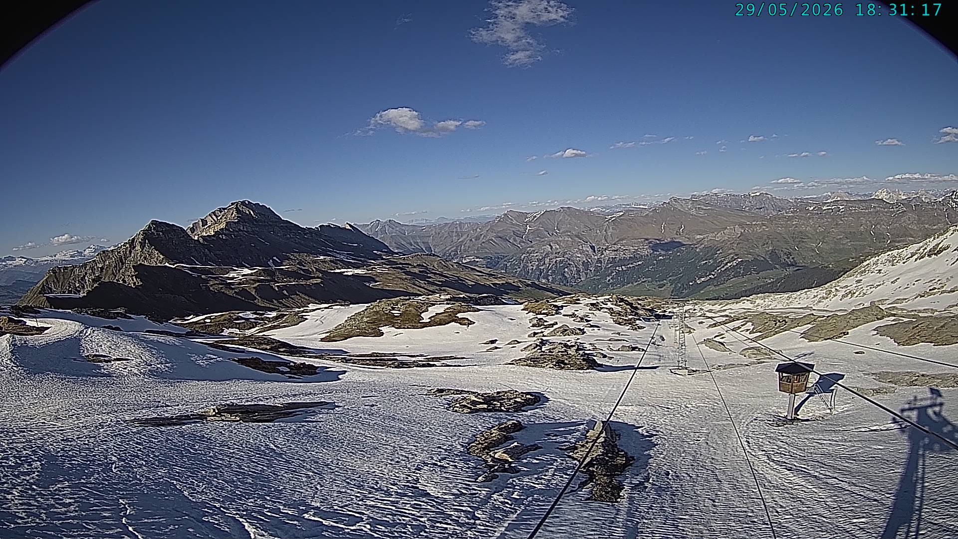 Archiv Foto Webcam Vals 3000: Dachberg