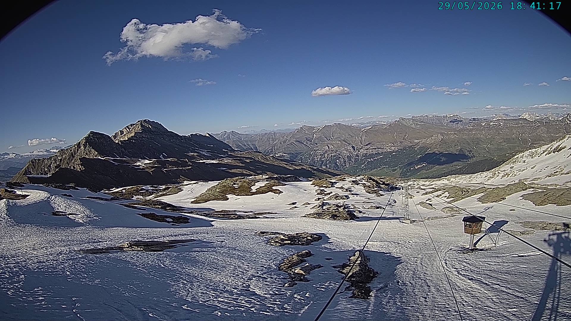 Archiv Foto Webcam Vals 3000: Dachberg