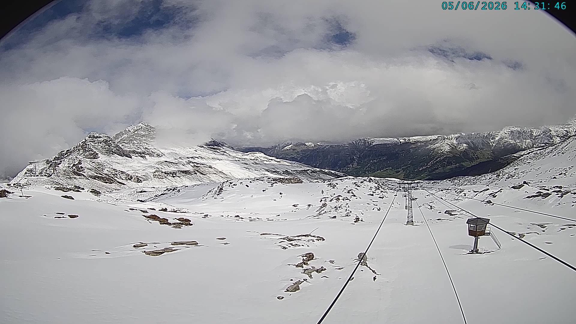Archiv Foto Webcam Vals 3000: Dachberg