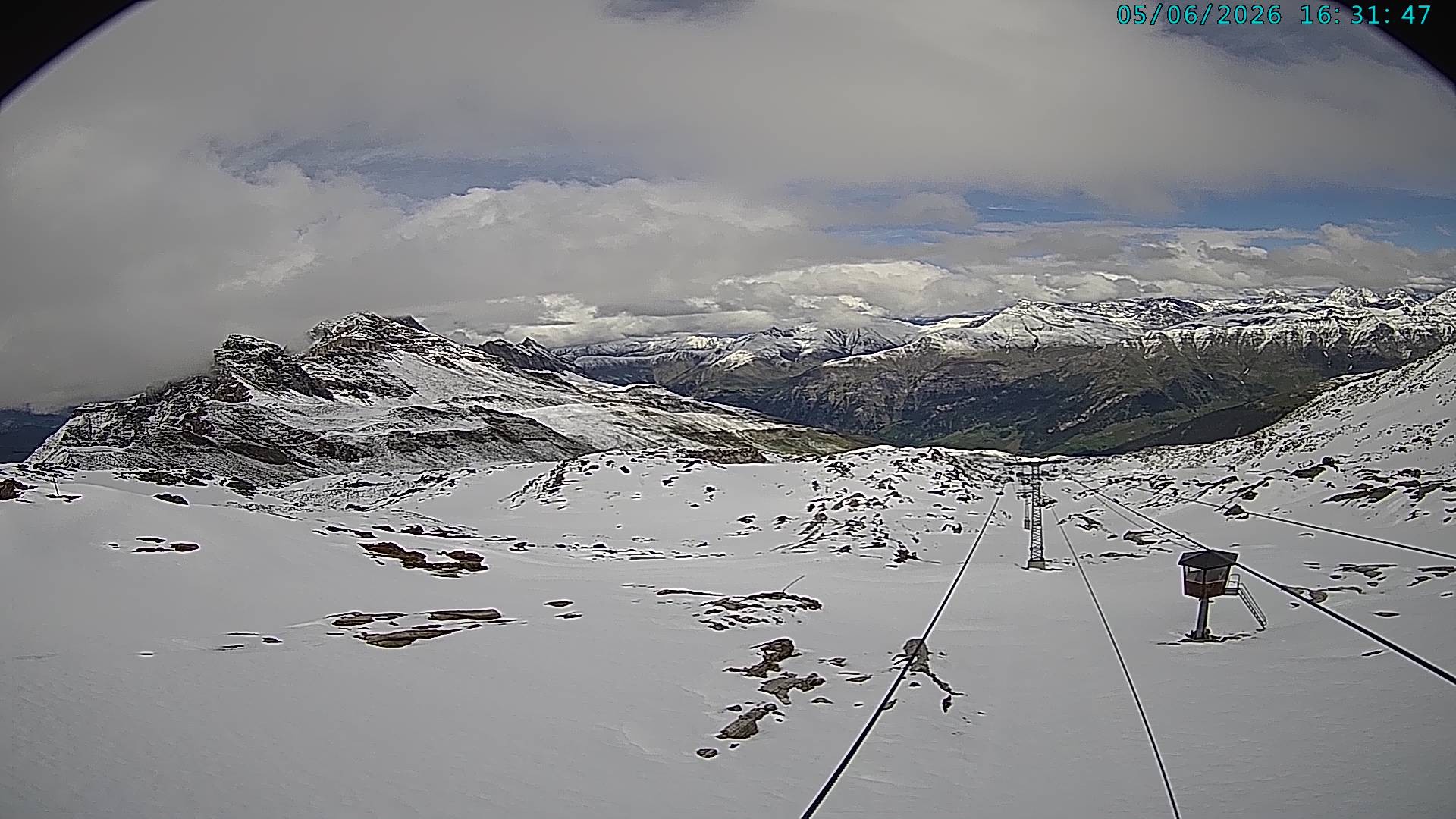 Archiv Foto Webcam Vals 3000: Dachberg