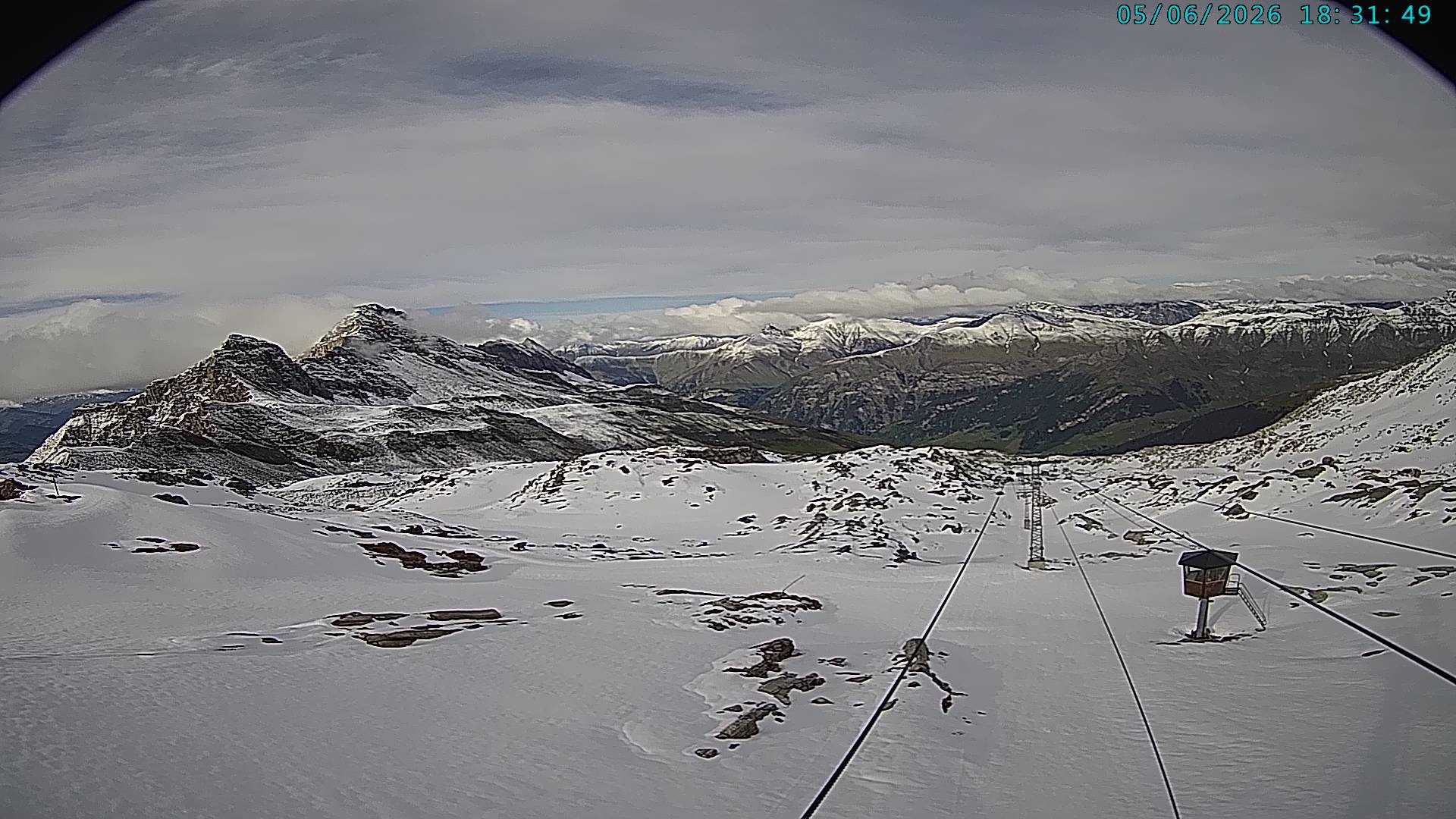 Archiv Foto Webcam Vals 3000: Dachberg