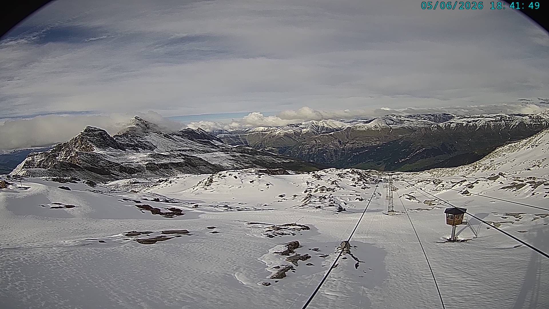 Archiv Foto Webcam Vals 3000: Dachberg