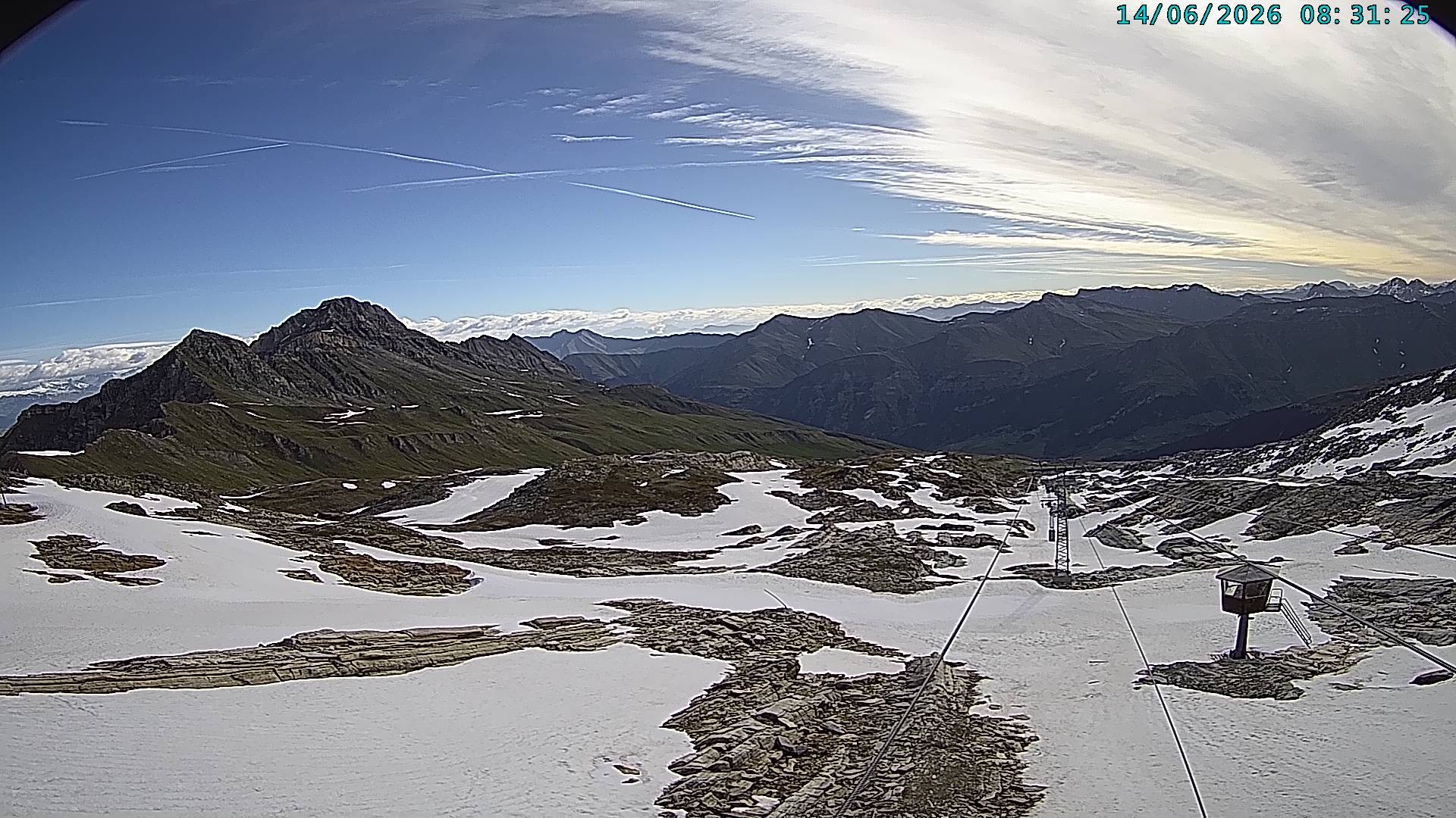 Archiv Foto Webcam Vals 3000: Dachberg