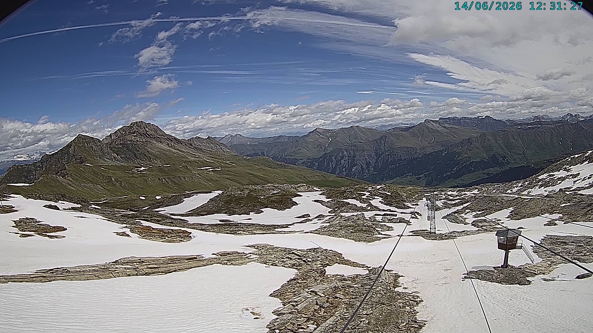 Archiv Foto Webcam Vals 3000: Dachberg
