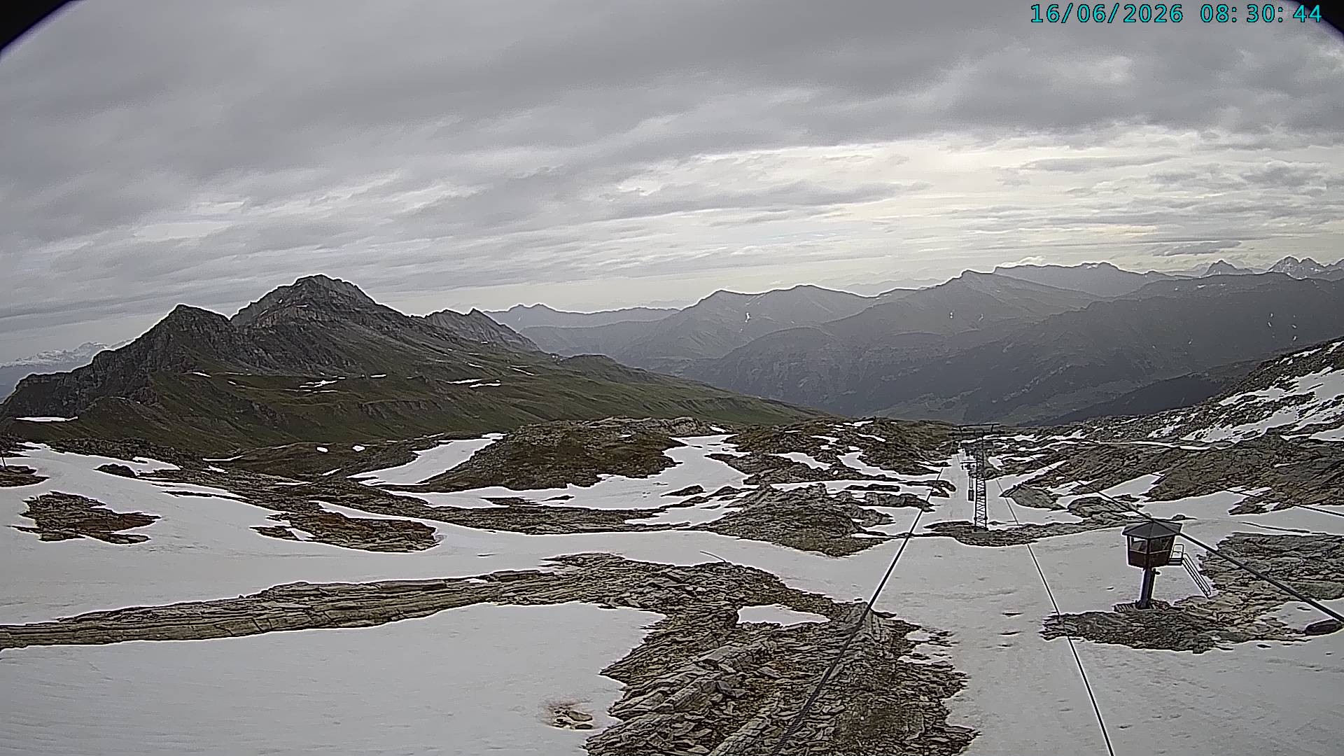Archiv Foto Webcam Vals 3000: Dachberg