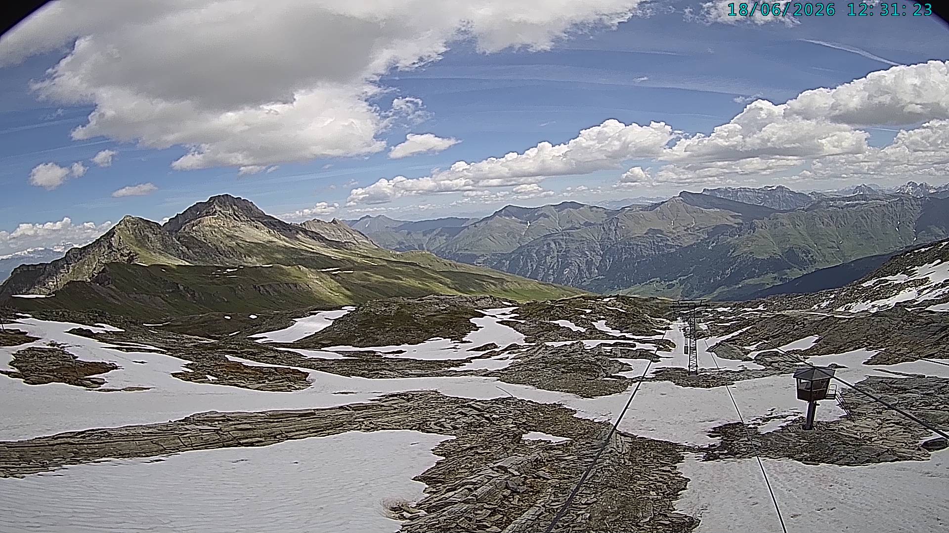 Archiv Foto Webcam Vals 3000: Dachberg