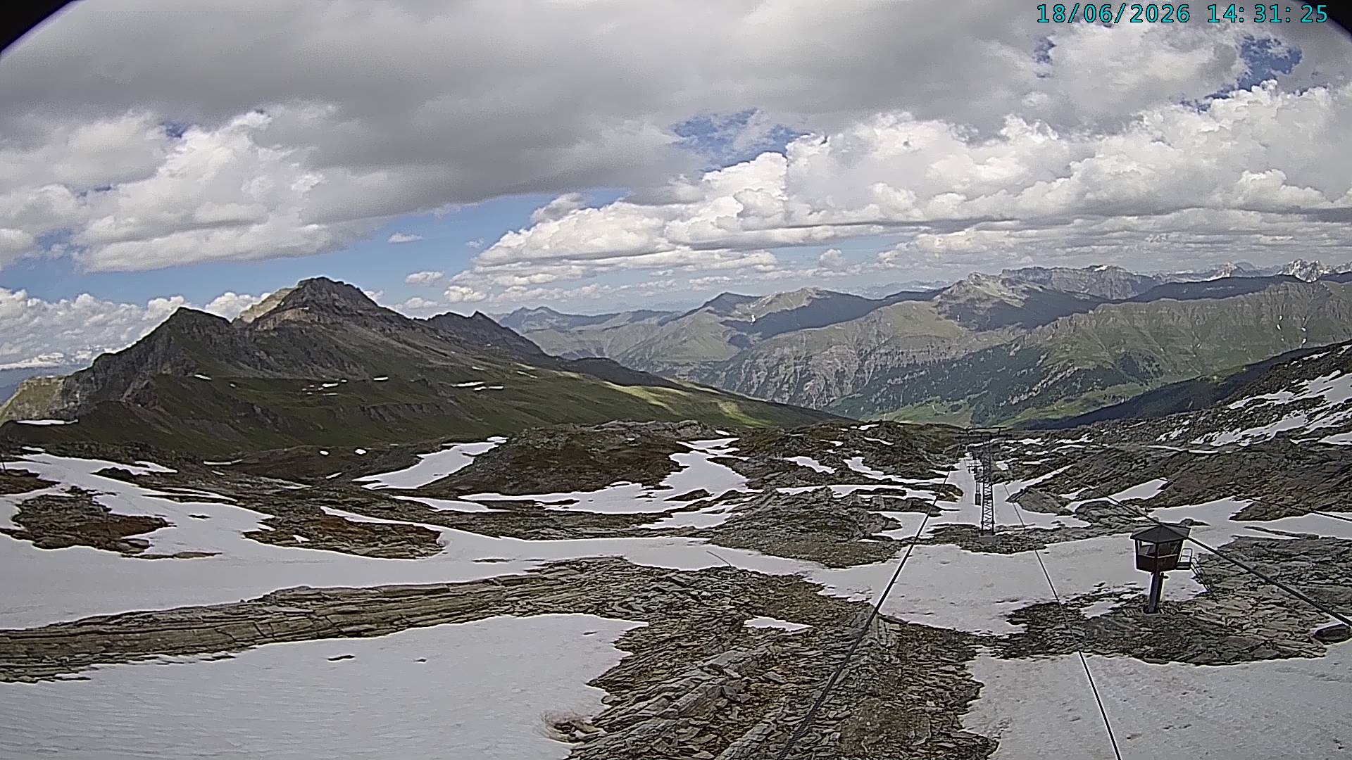 Archiv Foto Webcam Vals 3000: Dachberg