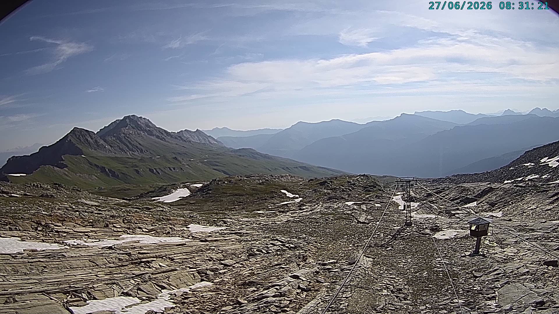 Archiv Foto Webcam Vals 3000: Dachberg
