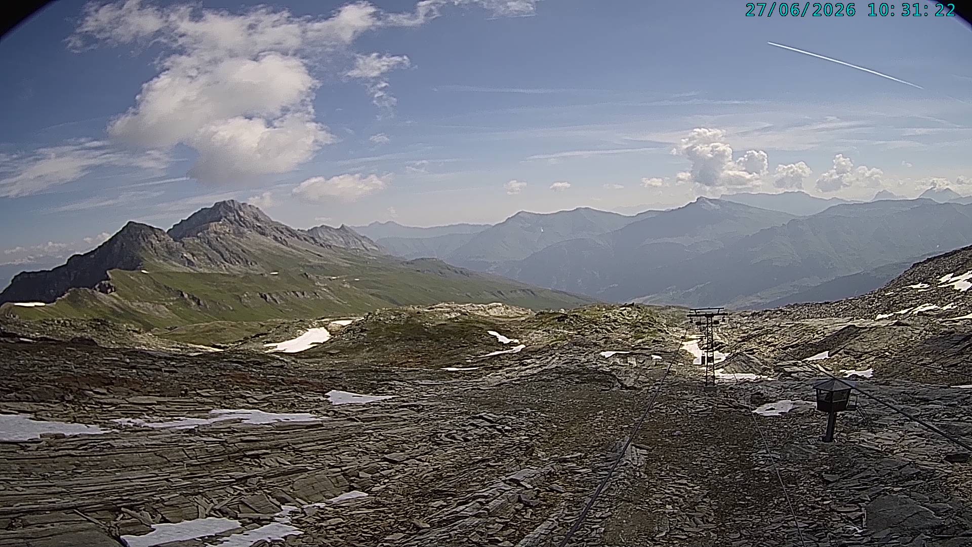 Archiv Foto Webcam Vals 3000: Dachberg
