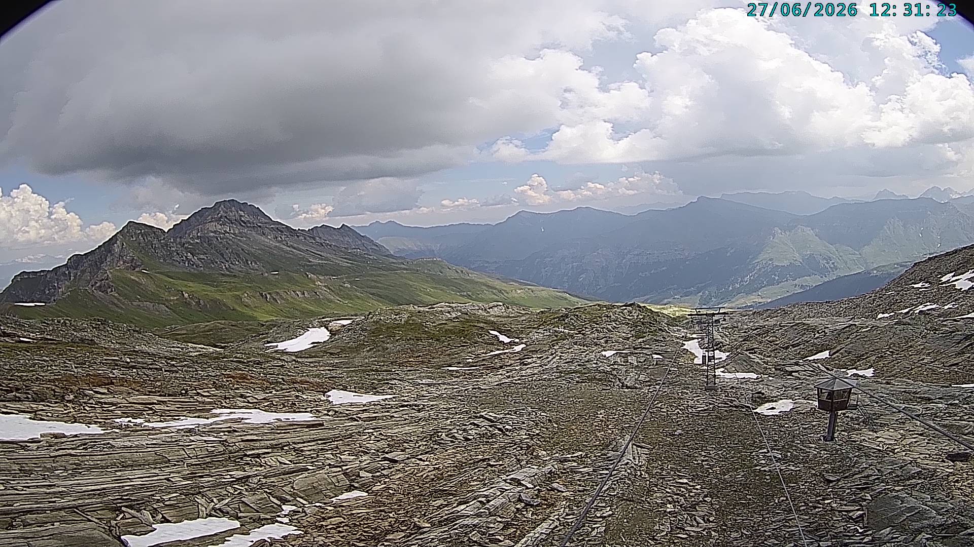 Archiv Foto Webcam Vals 3000: Dachberg