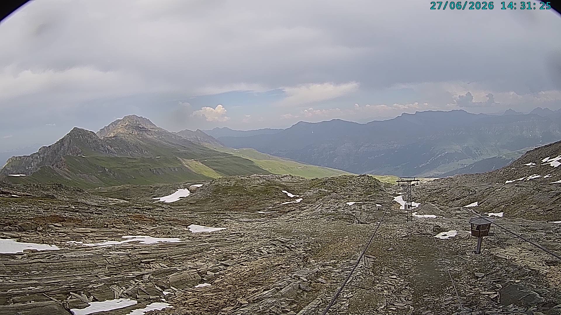 Archiv Foto Webcam Vals 3000: Dachberg