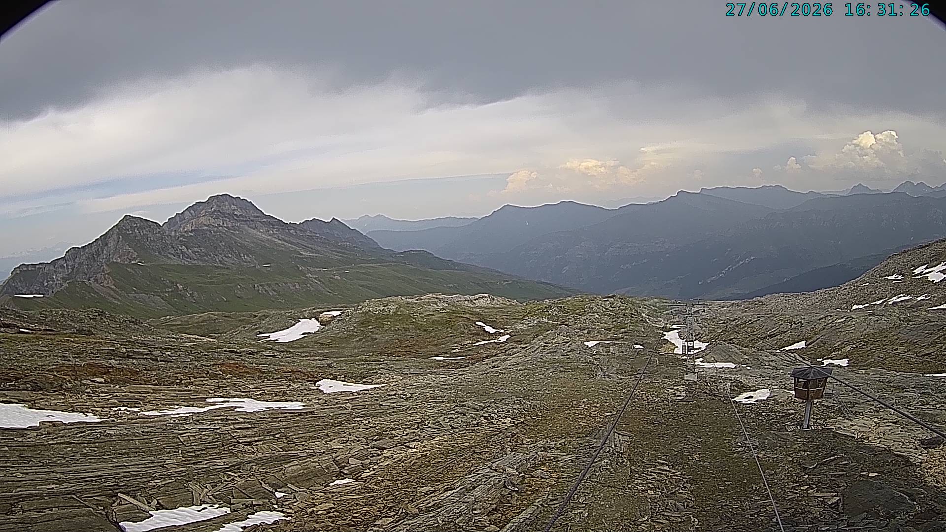 Archiv Foto Webcam Vals 3000: Dachberg