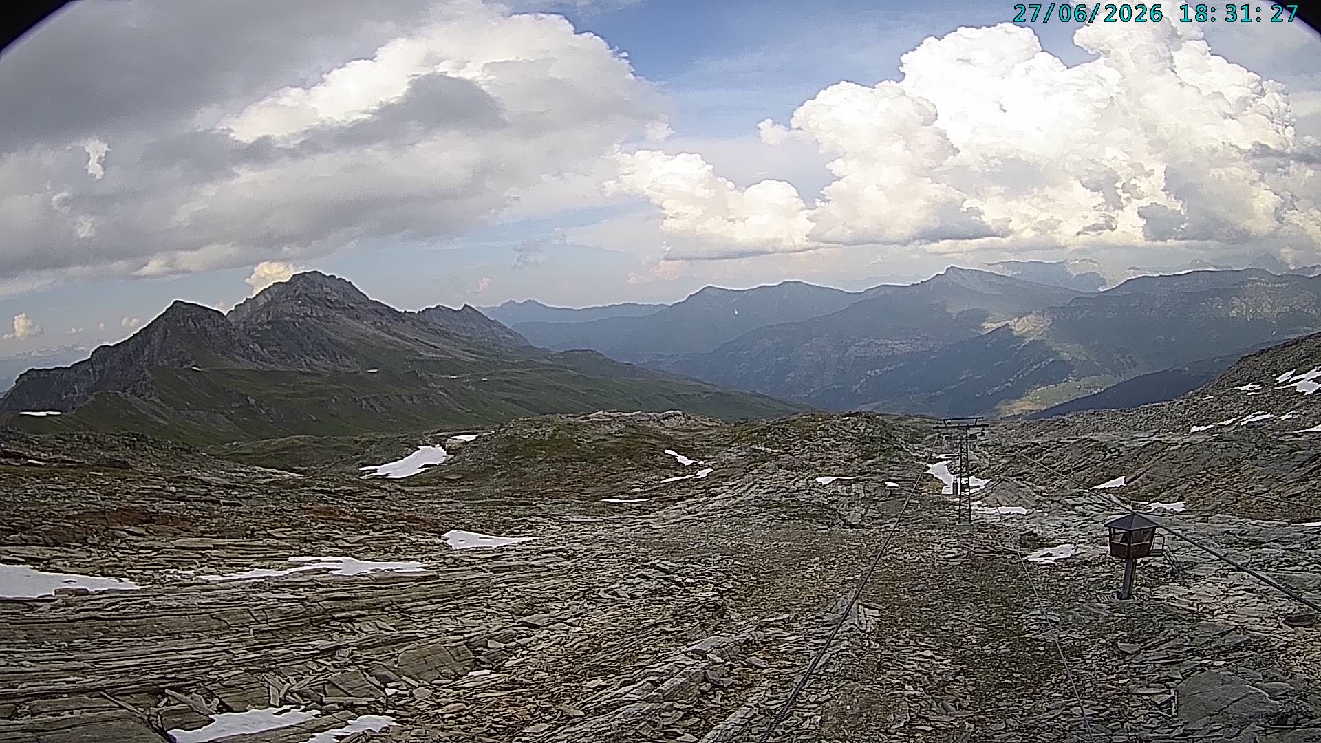 Archiv Foto Webcam Vals 3000: Dachberg
