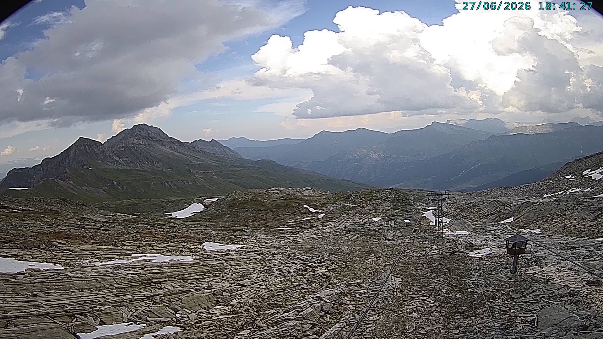 Archiv Foto Webcam Vals 3000: Dachberg