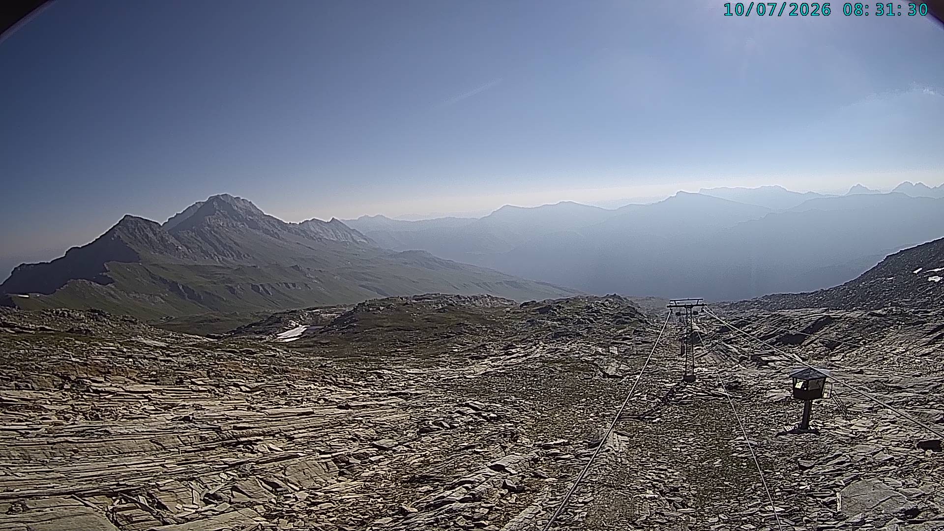 Archiv Foto Webcam Vals 3000: Dachberg
