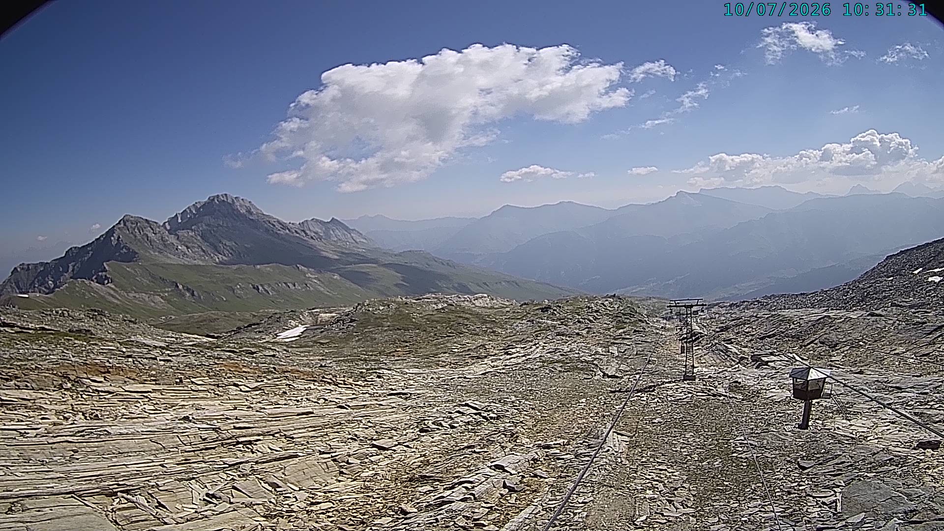 Archiv Foto Webcam Vals 3000: Dachberg