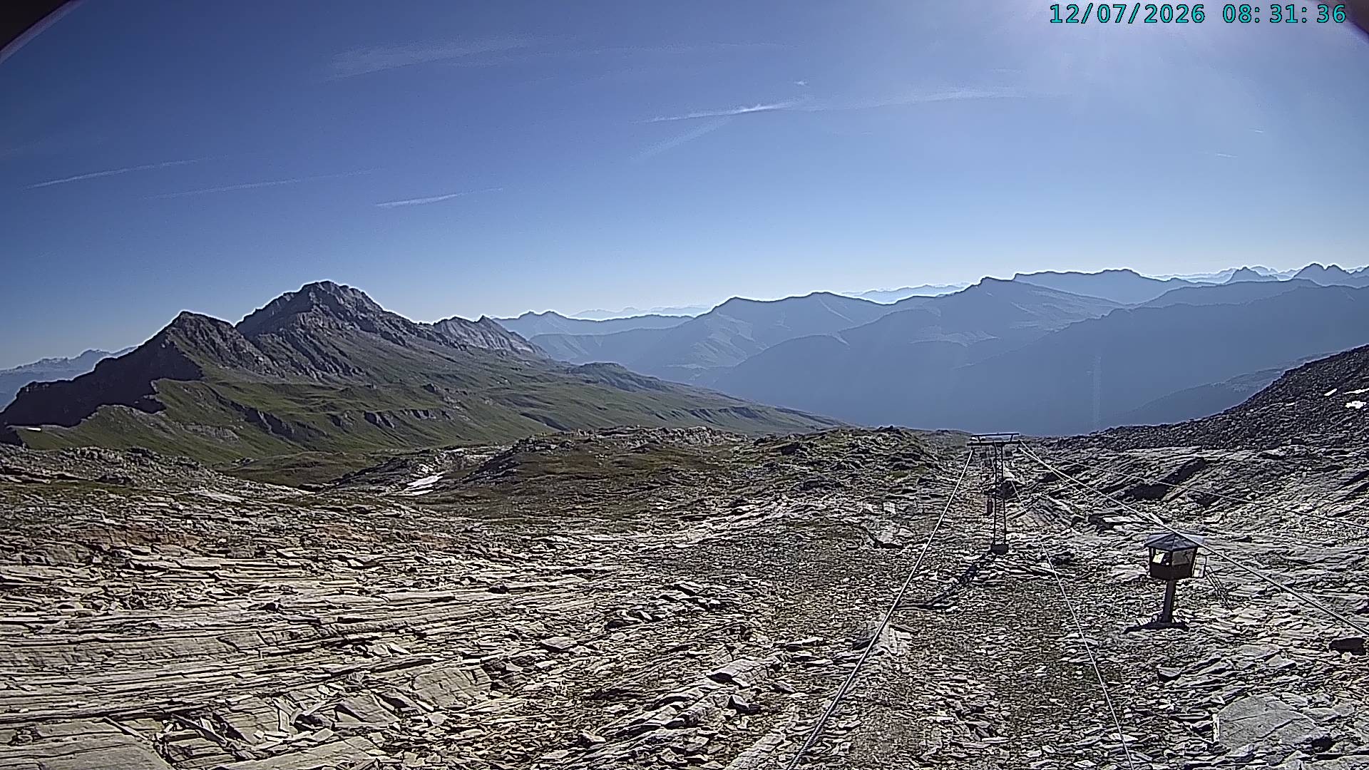 Archiv Foto Webcam Vals 3000: Dachberg