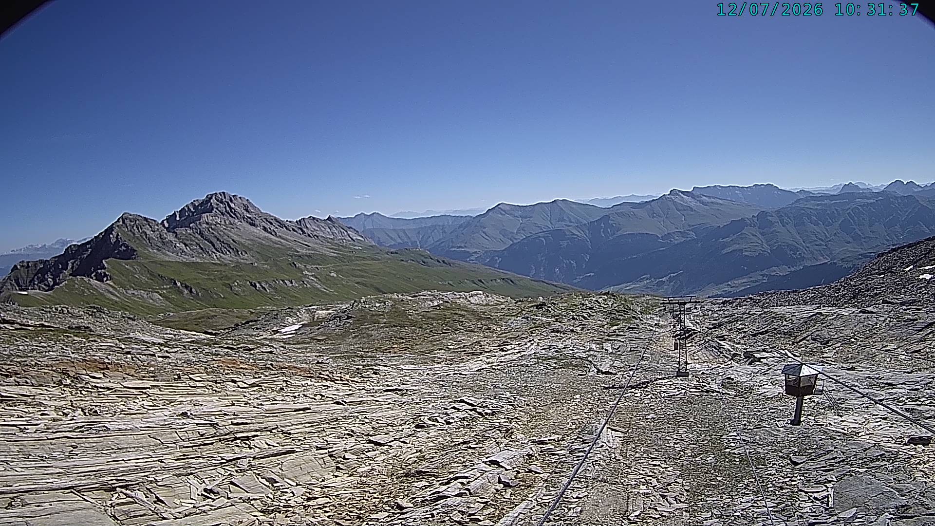 Archiv Foto Webcam Vals 3000: Dachberg