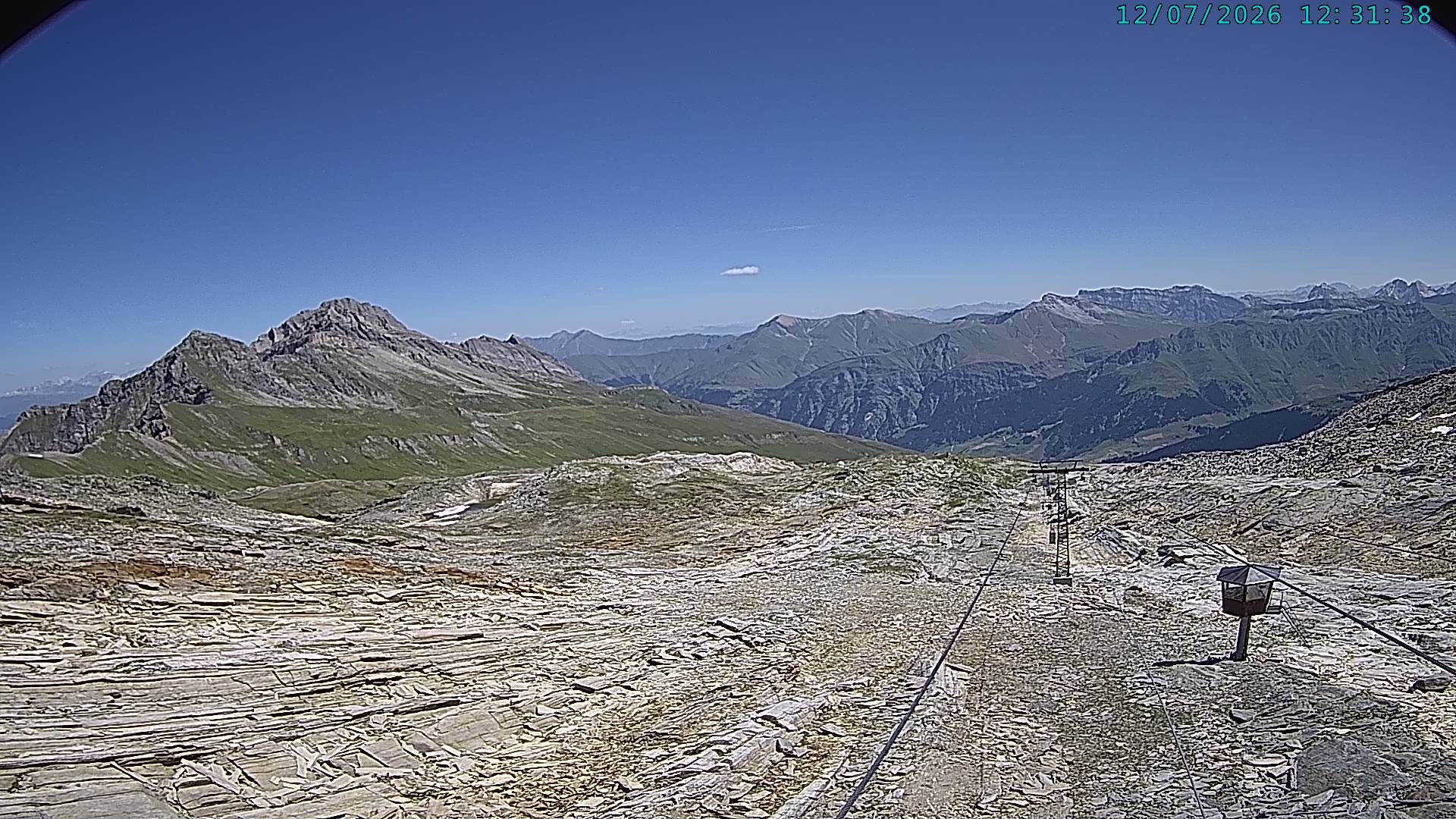 Archiv Foto Webcam Vals 3000: Dachberg