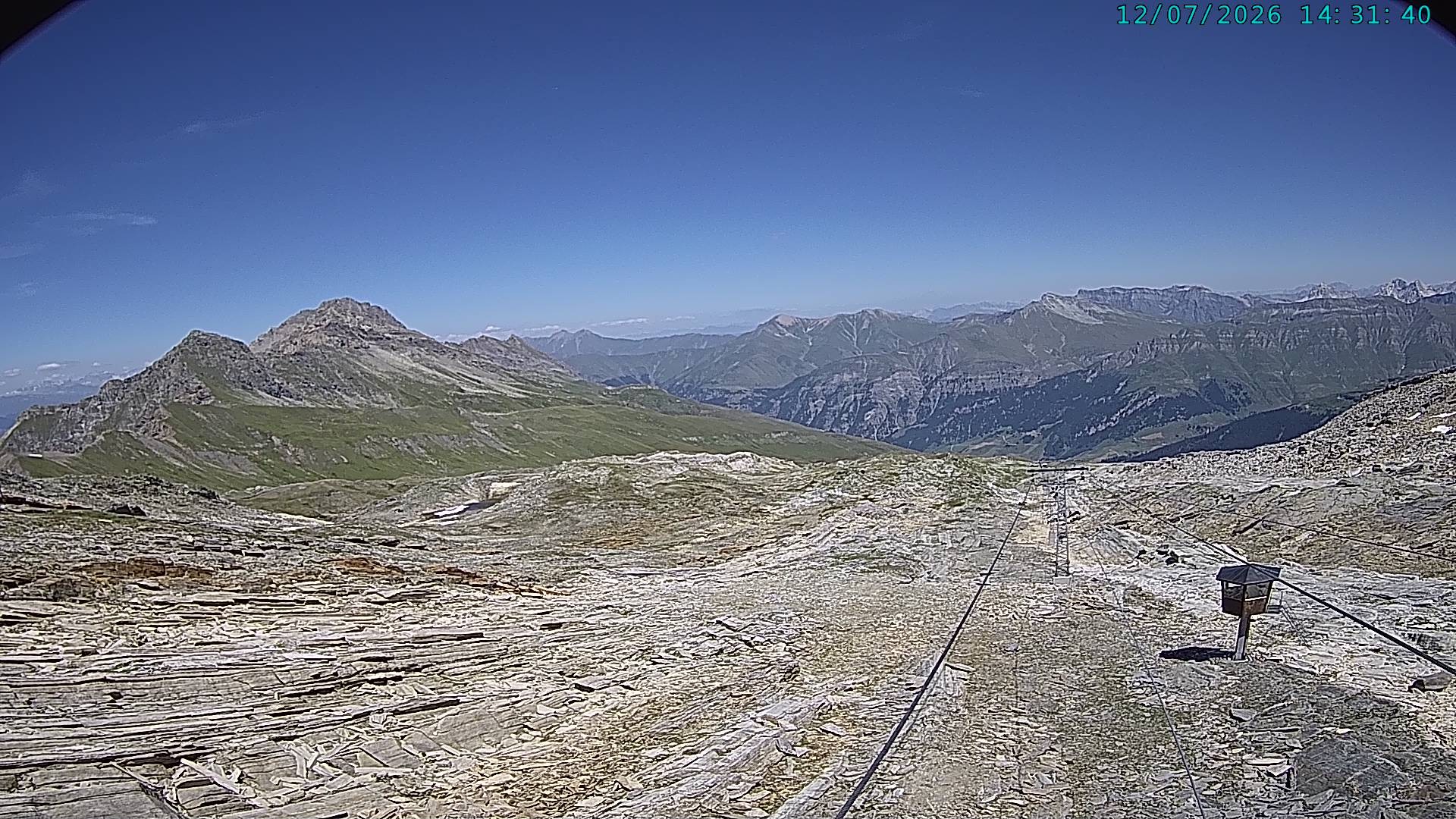 Archiv Foto Webcam Vals 3000: Dachberg