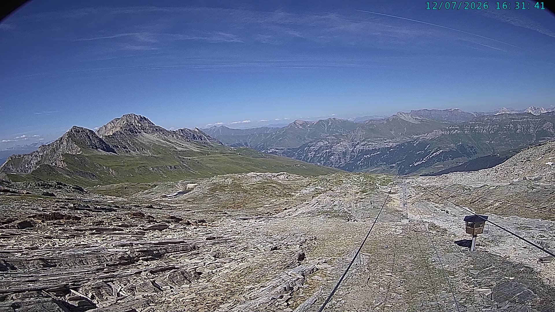 Archiv Foto Webcam Vals 3000: Dachberg