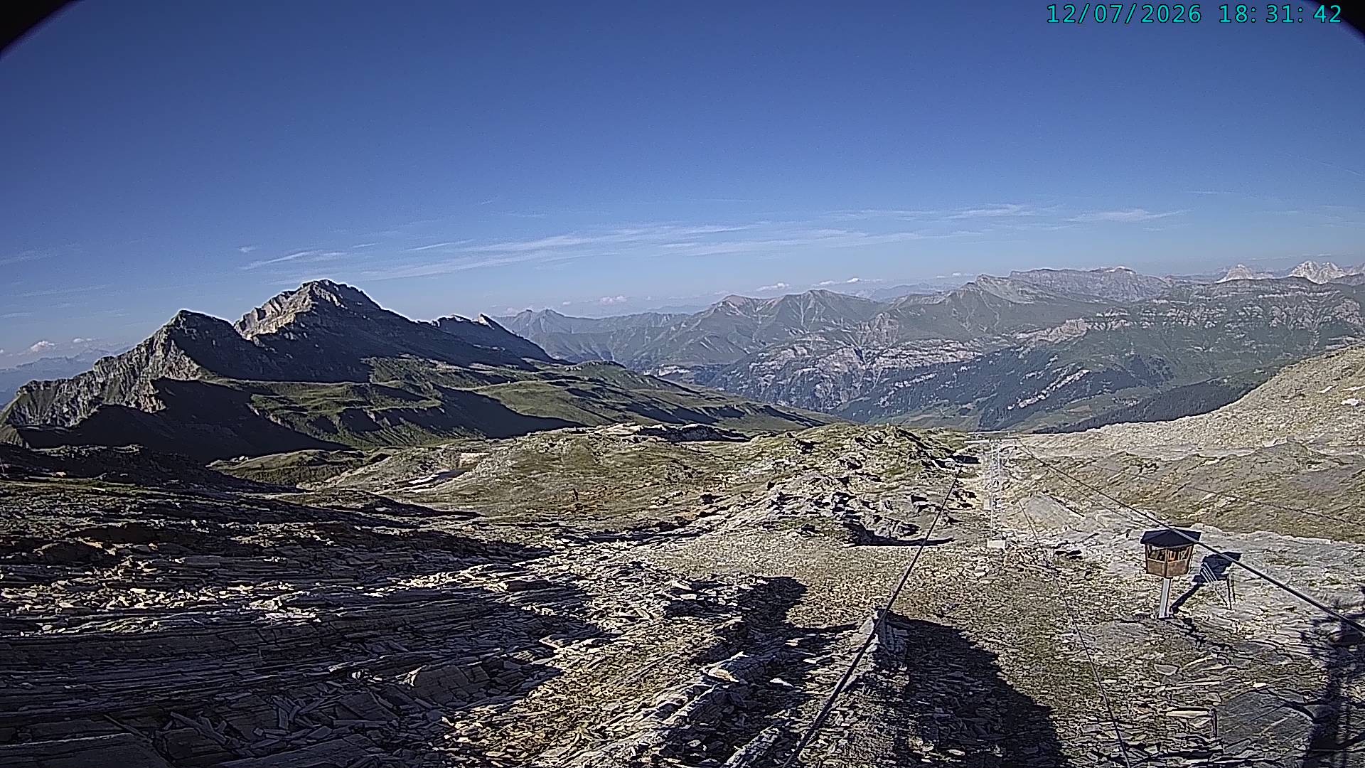 Archiv Foto Webcam Vals 3000: Dachberg