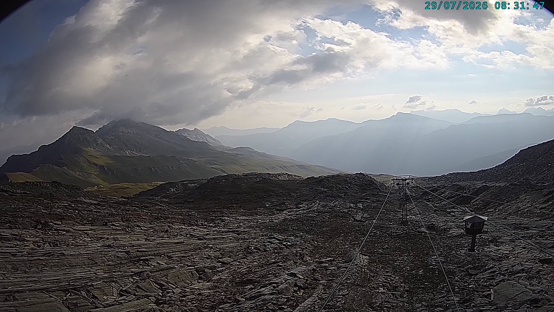 Archiv Foto Webcam Vals 3000: Dachberg