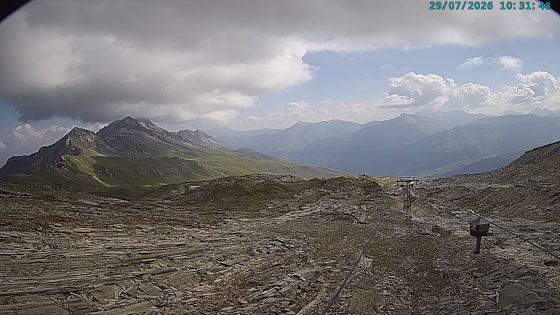Archiv Foto Webcam Vals 3000: Dachberg