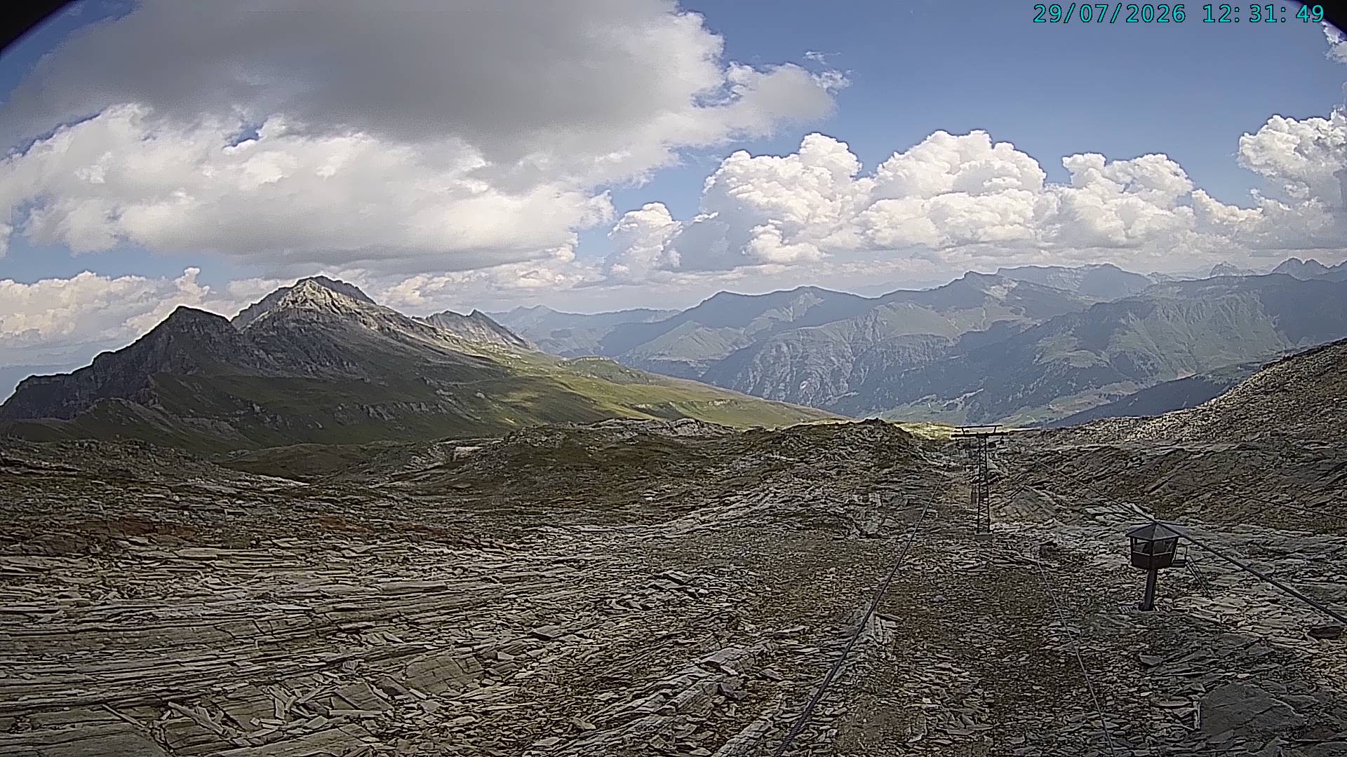 Archiv Foto Webcam Vals 3000: Dachberg