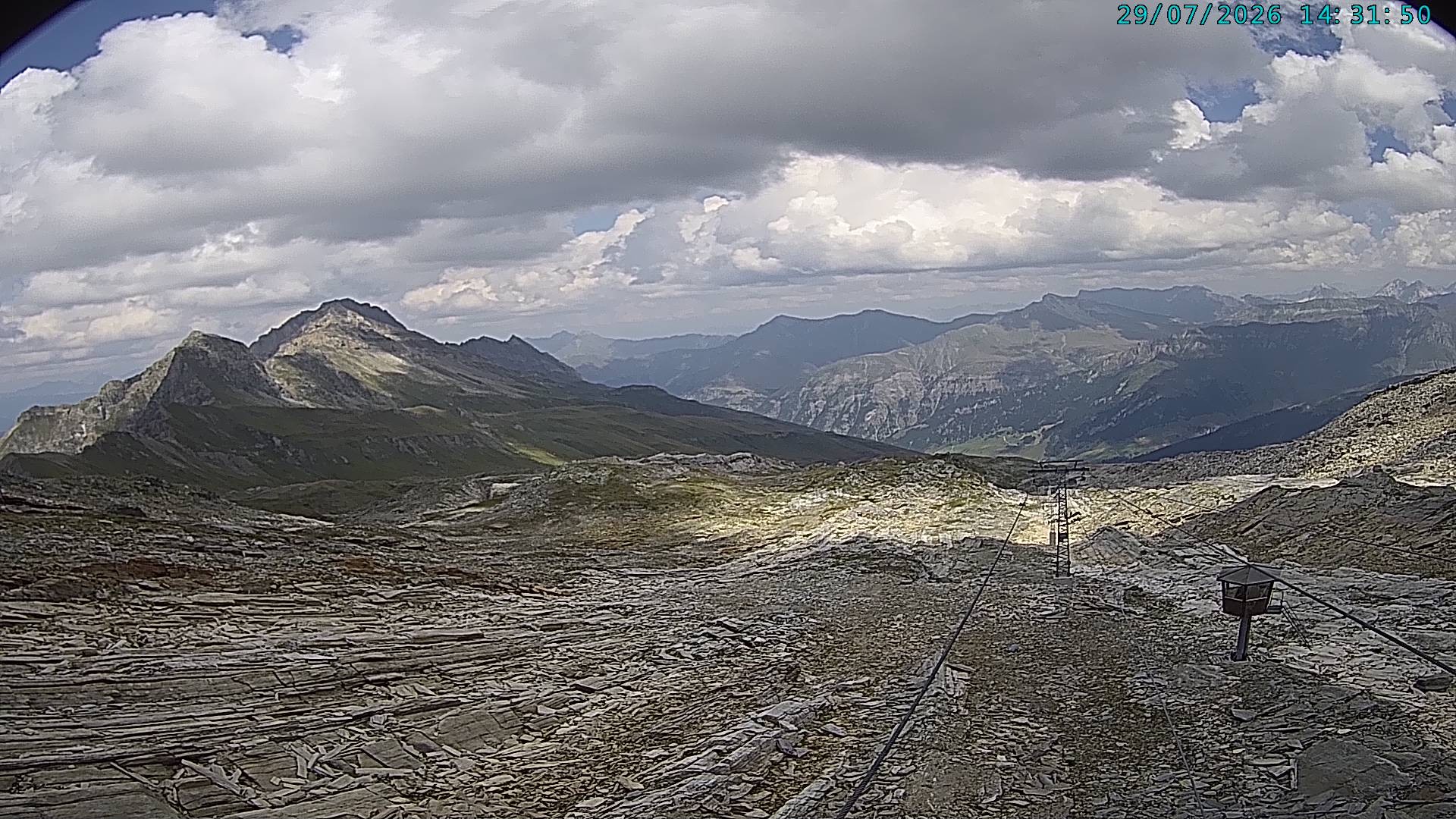 Archiv Foto Webcam Vals 3000: Dachberg