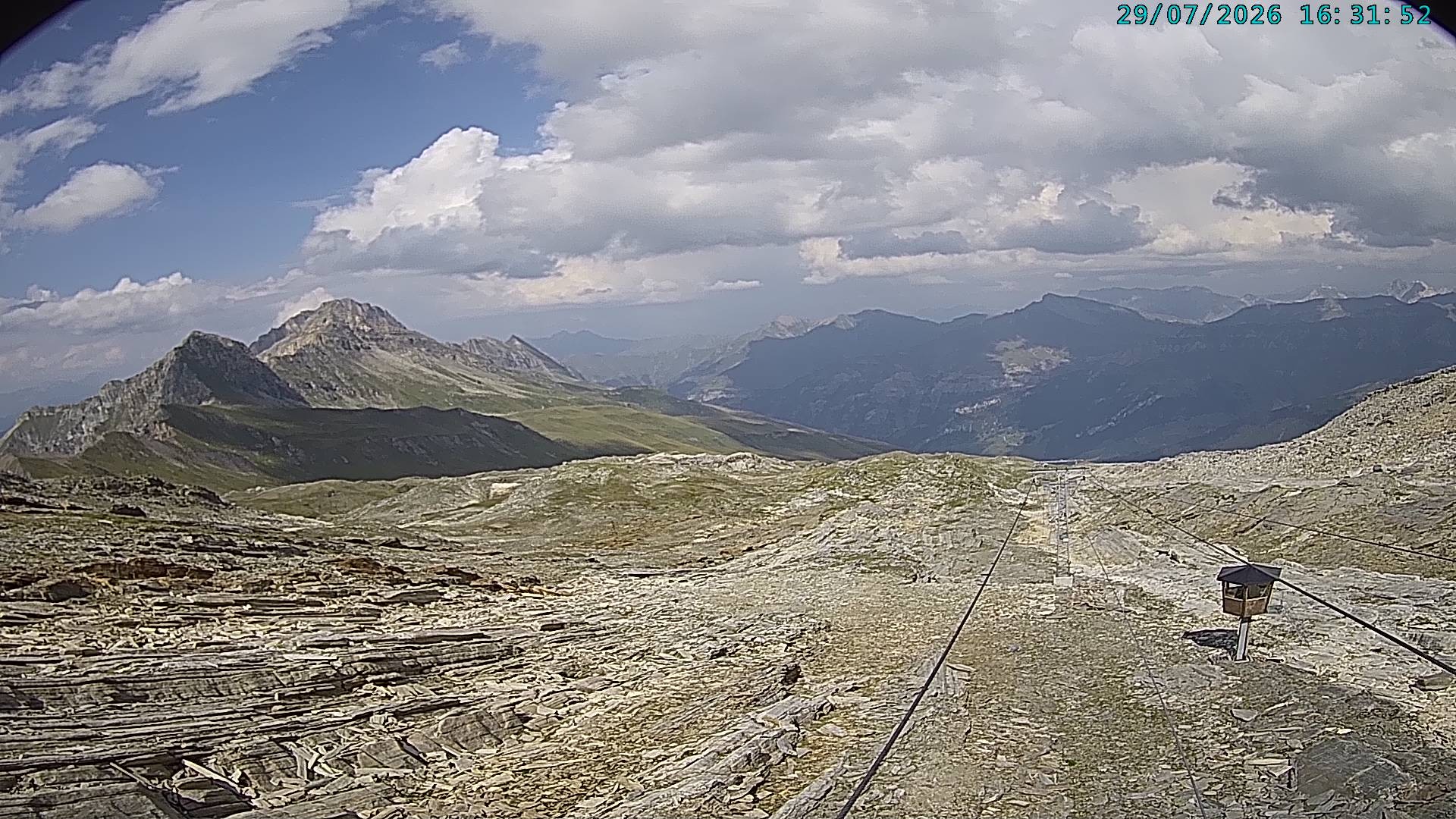 Archiv Foto Webcam Vals 3000: Dachberg