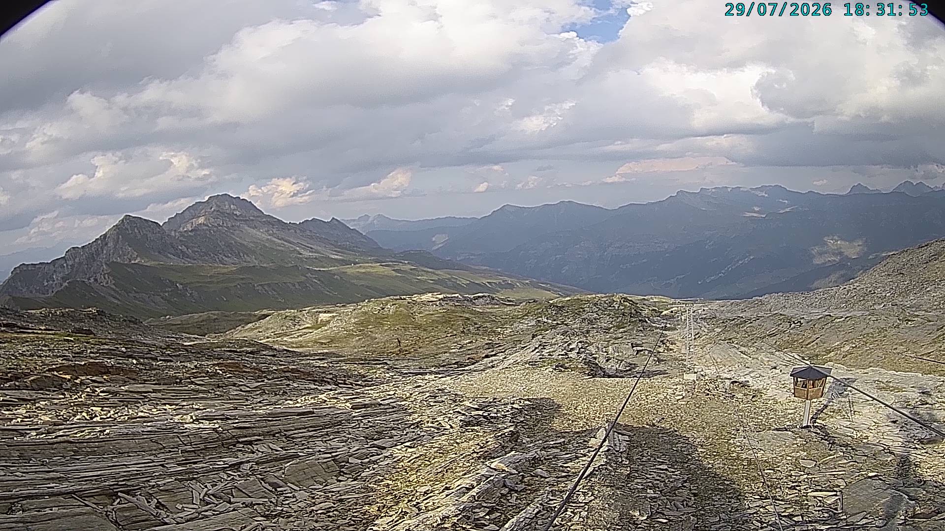 Archiv Foto Webcam Vals 3000: Dachberg