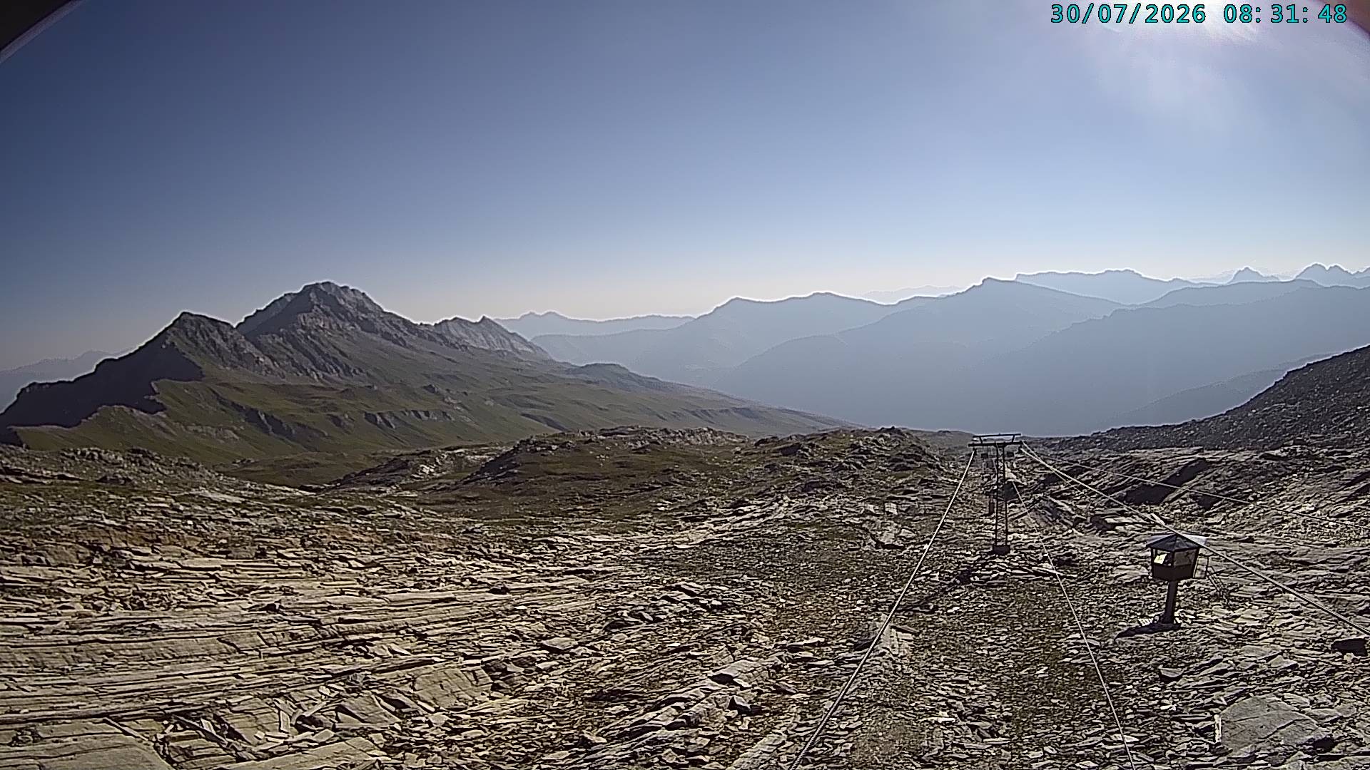 Archiv Foto Webcam Vals 3000: Dachberg